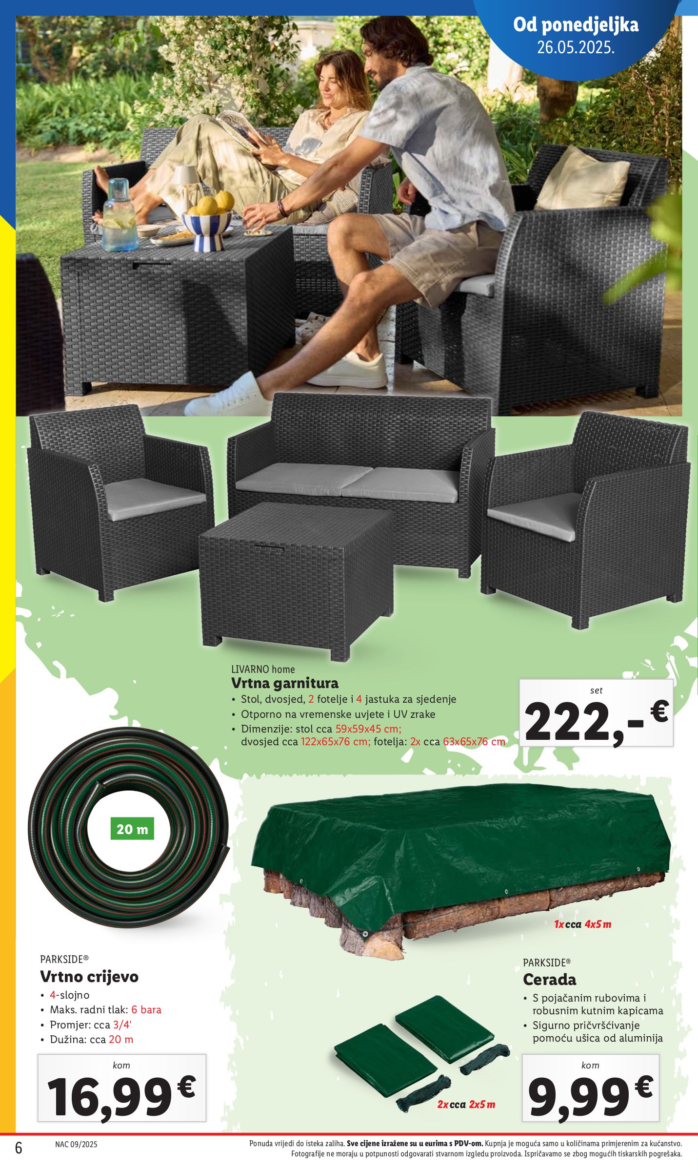 lidl - Prelistajte ovaj Lidl - Sve boje proljeća u vašem vrtu katalog, vrijedi od 26.05. do 01.06. - page: 6 lidl - Prelistajte ovaj Lidl - Sve boje proljeća u vašem vrtu katalog, vrijedi od 26.05. do 01.06. - page: 6