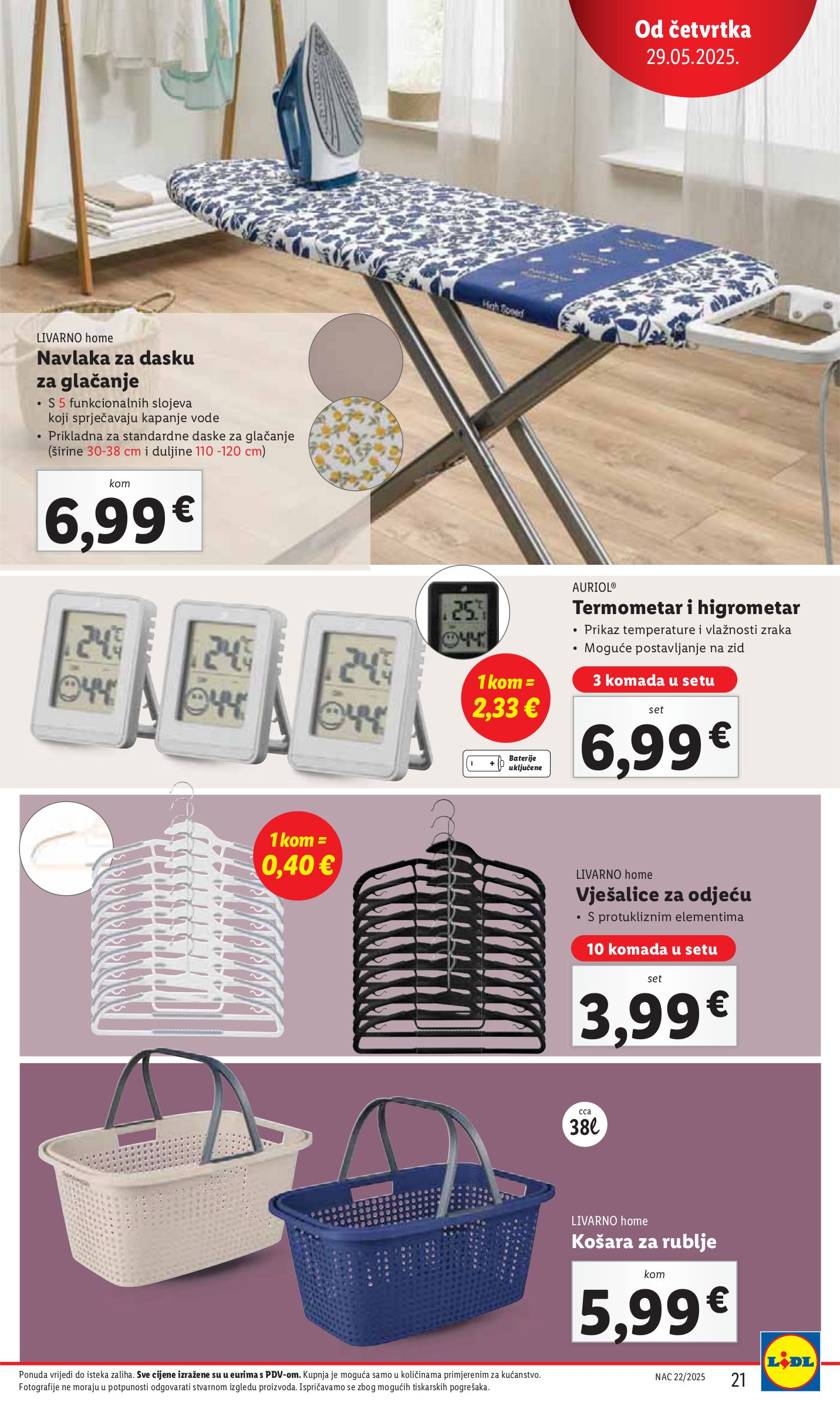 lidl - Prelistajte ovaj Lidl katalog, vrijedi od 29.05. do 01.06. - page: 21