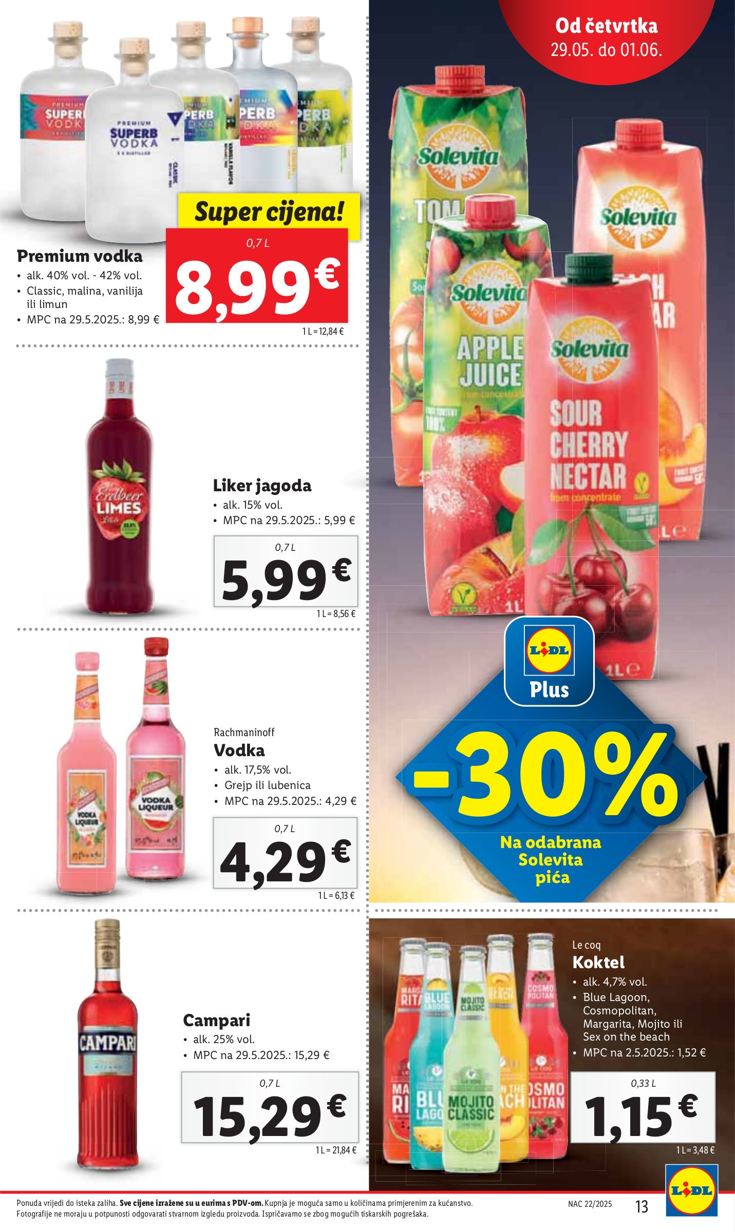 lidl - Prelistajte ovaj Lidl katalog, vrijedi od 29.05. do 01.06. - page: 13