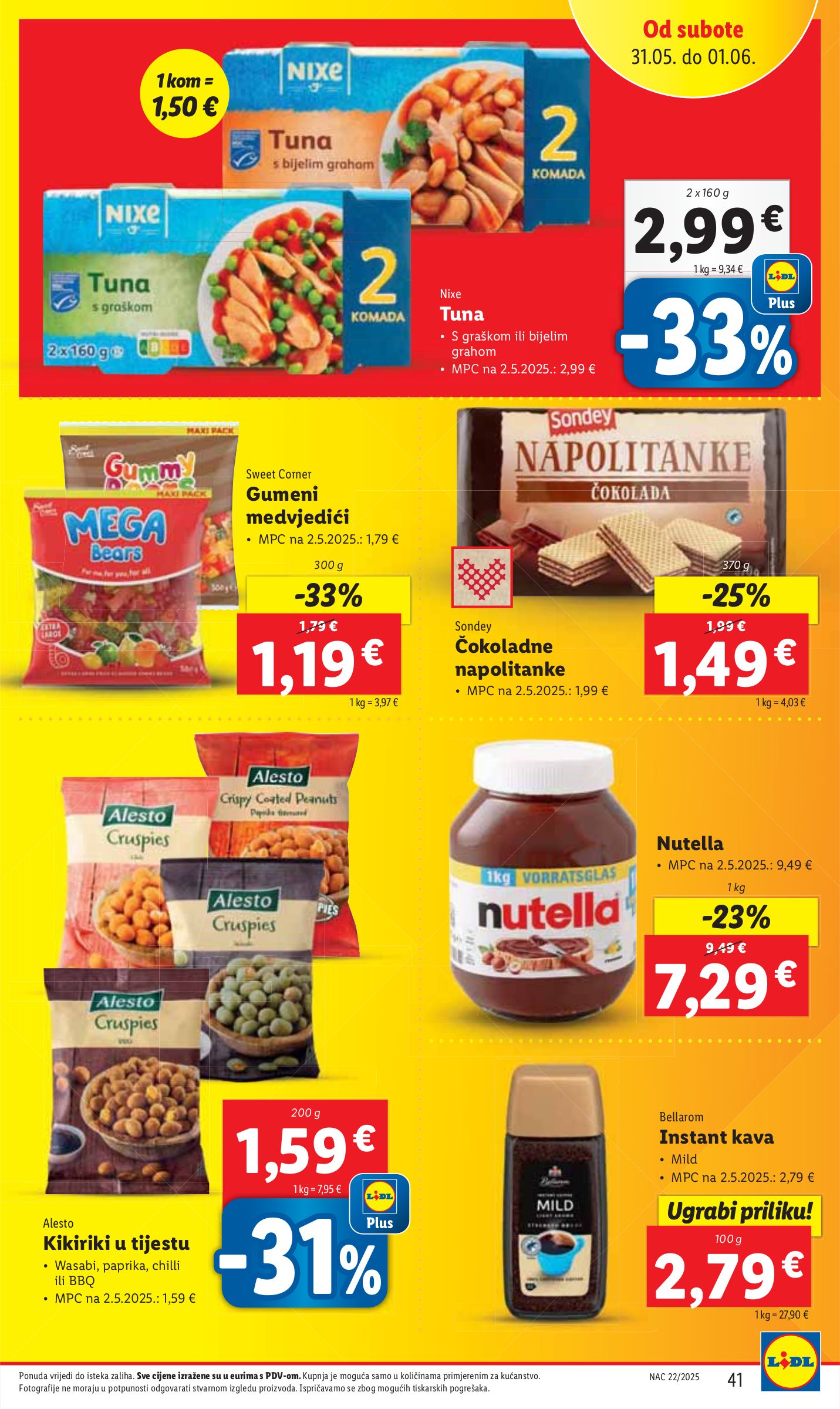 lidl - Prelistajte ovaj Lidl katalog, vrijedi od 29.05. do 01.06. - page: 41