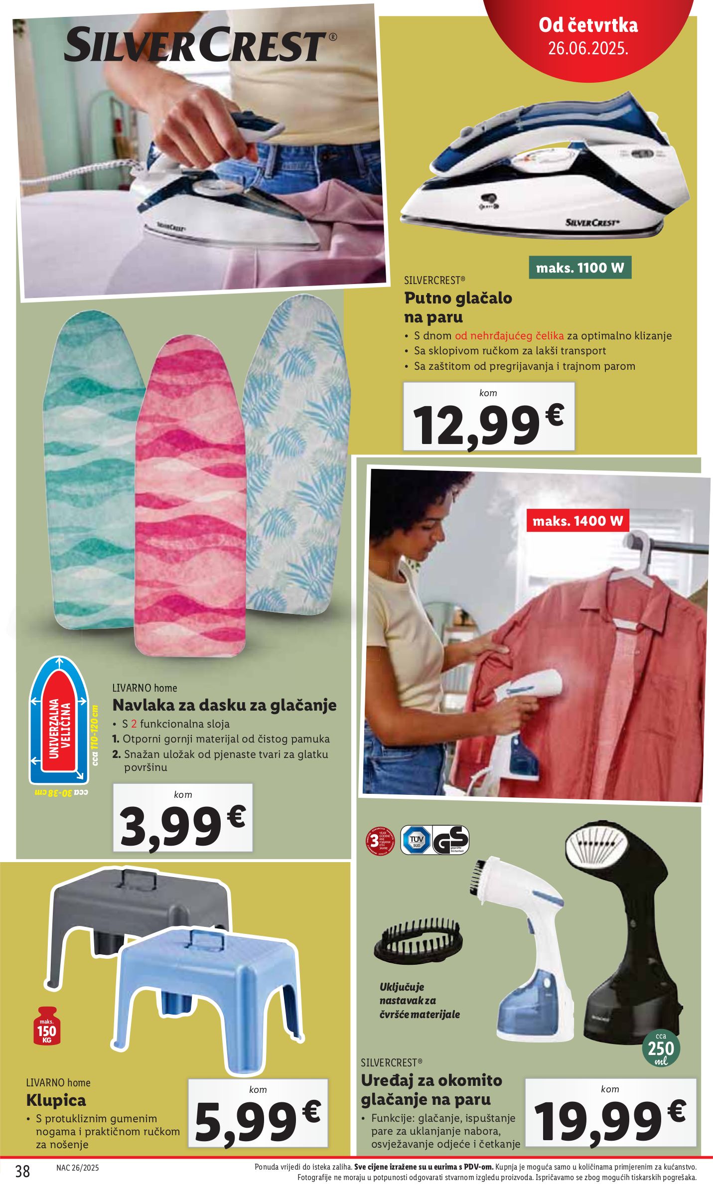lidl - Prelistajte katalog Lidl, vrijedi od 26.06. do 29.06. - page: 38 lidl - Prelistajte katalog Lidl, vrijedi od 26.06. do 29.06. - page: 38