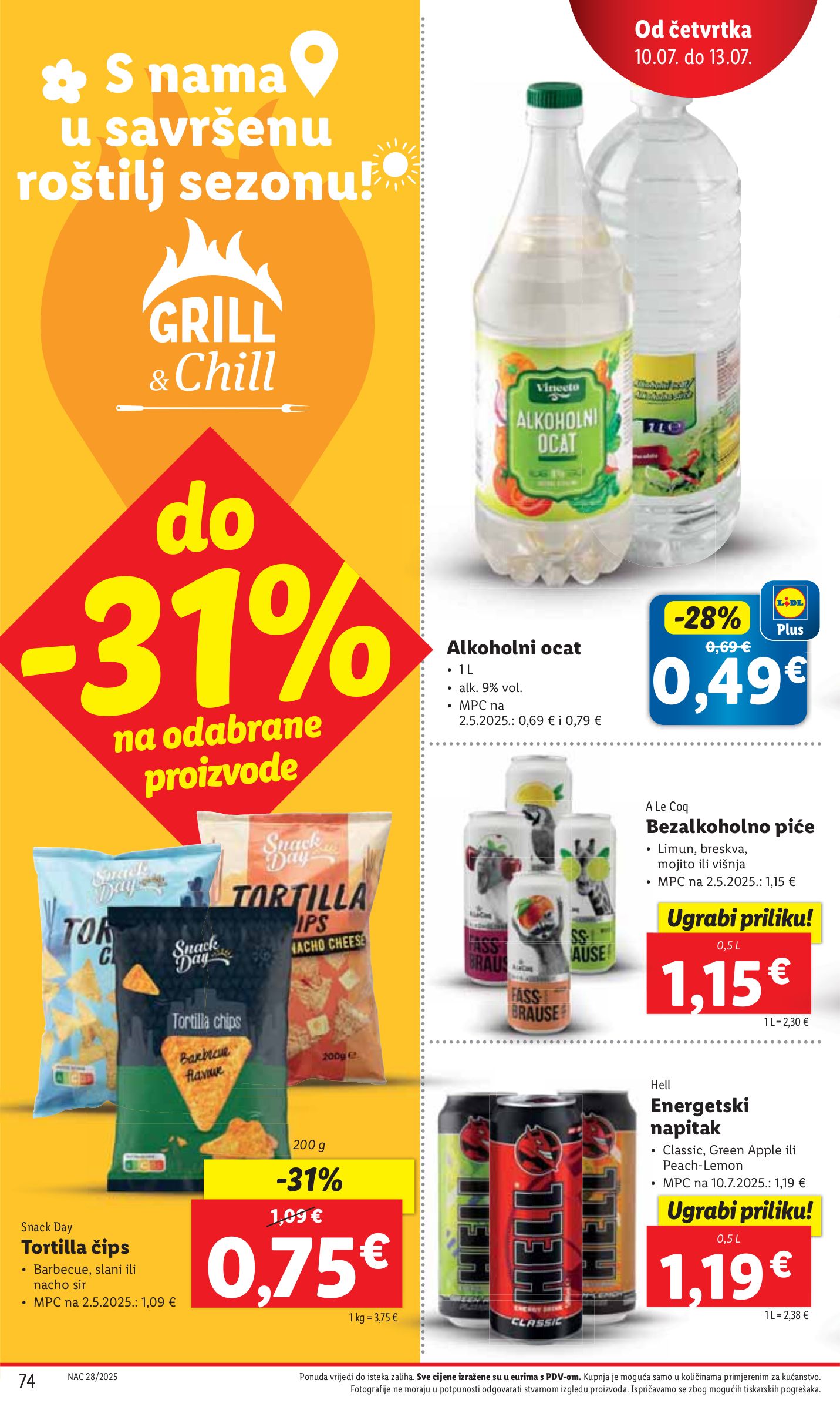 lidl - Prelistajte katalog Lidl, vrijedi od 07.07. do 13.07. - page: 74 lidl - Prelistajte katalog Lidl, vrijedi od 07.07. do 13.07. - page: 74