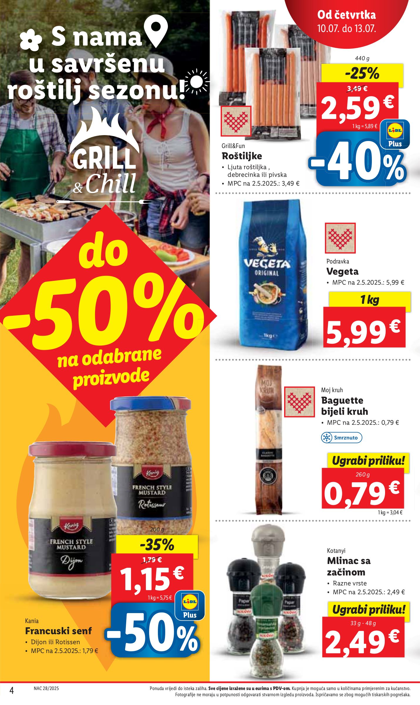 lidl - Prelistajte katalog Lidl, vrijedi od 10.07. do 13.07. - page: 4 lidl - Prelistajte katalog Lidl, vrijedi od 10.07. do 13.07. - page: 4