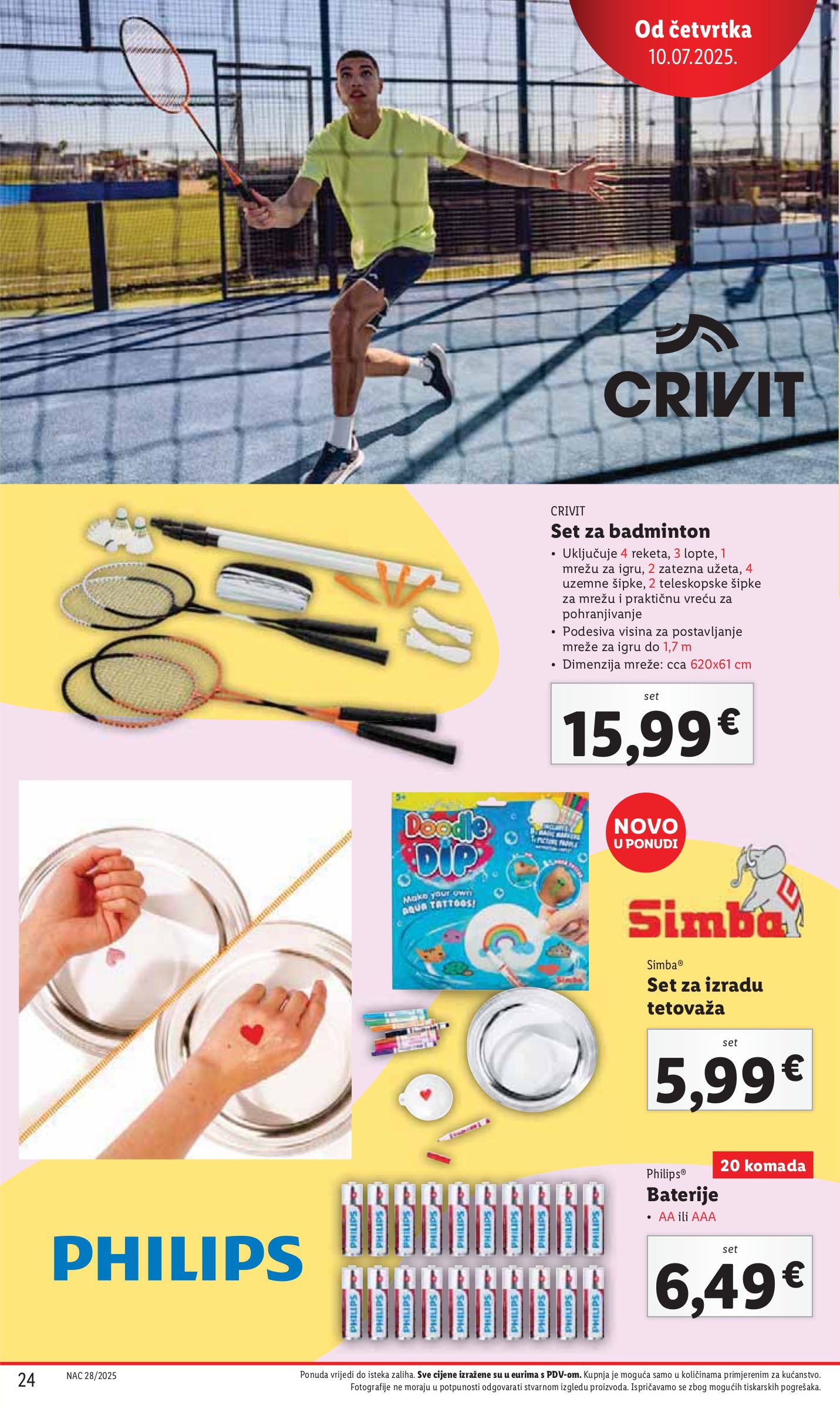lidl - Prelistajte katalog Lidl, vrijedi od 10.07. do 13.07. - page: 24 lidl - Prelistajte katalog Lidl, vrijedi od 10.07. do 13.07. - page: 24