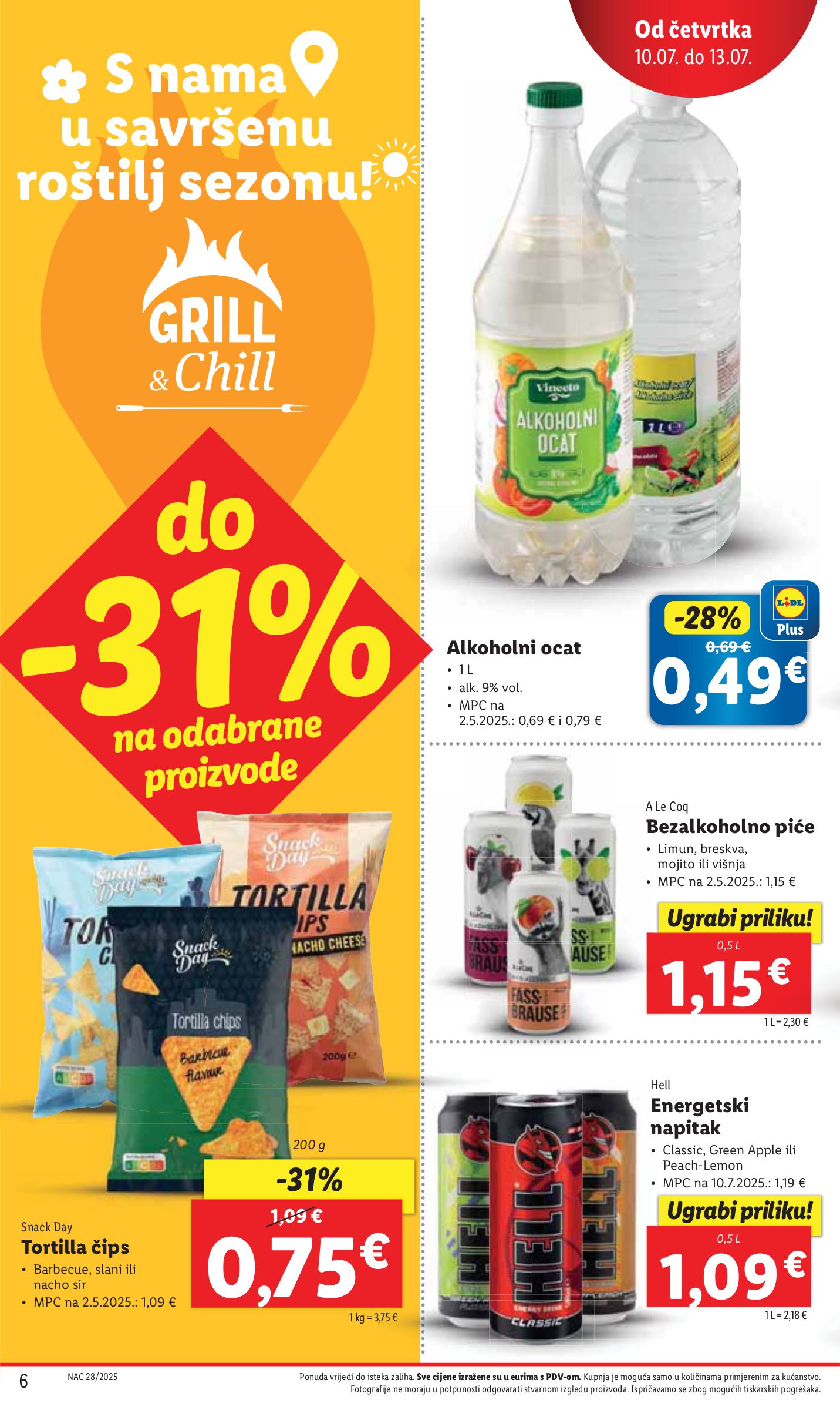 lidl - Prelistajte katalog Lidl, vrijedi od 10.07. do 13.07. - page: 6 lidl - Prelistajte katalog Lidl, vrijedi od 10.07. do 13.07. - page: 6