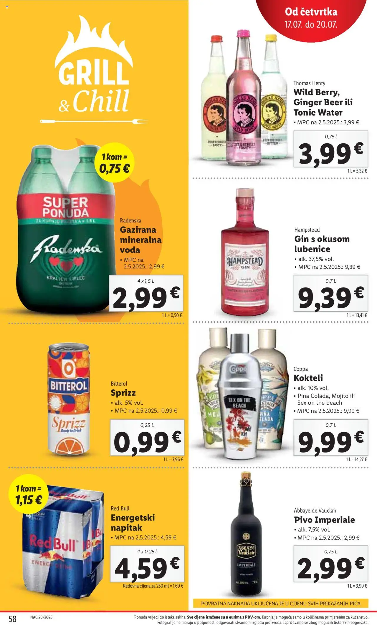 lidl - Katalog Lidl novi 14.07.2025 - 20.07.2025 - page: 58 lidl - Katalog Lidl novi 14.07.2025 - 20.07.2025 - page: 58
