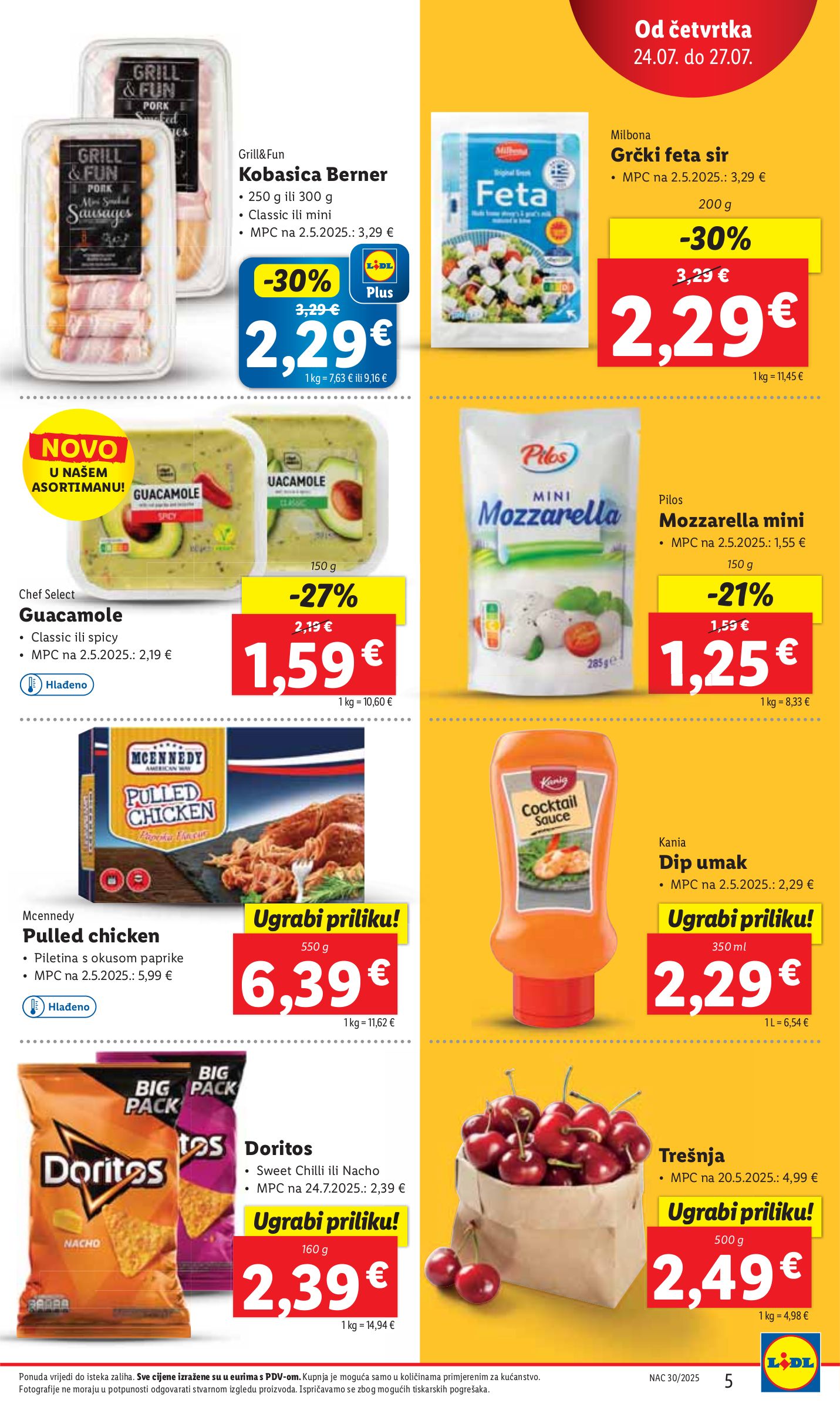 lidl - Prelistajte katalog Lidl, vrijedi od 24.07. do 27.07. - page: 5 lidl - Prelistajte katalog Lidl, vrijedi od 24.07. do 27.07. - page: 5