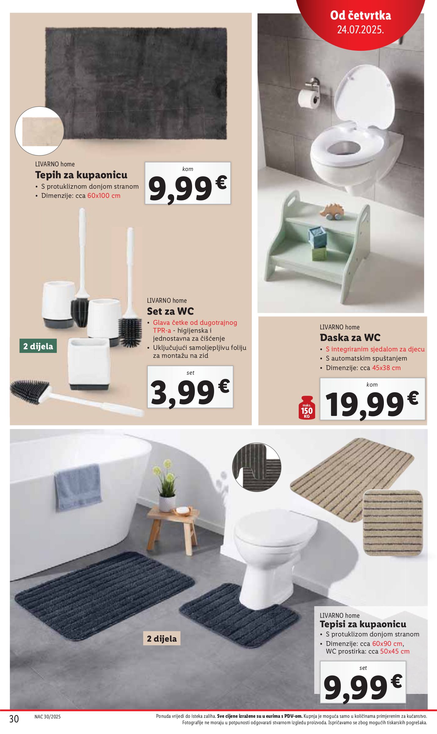 lidl - Prelistajte katalog Lidl, vrijedi od 24.07. do 27.07. - page: 30 lidl - Prelistajte katalog Lidl, vrijedi od 24.07. do 27.07. - page: 30