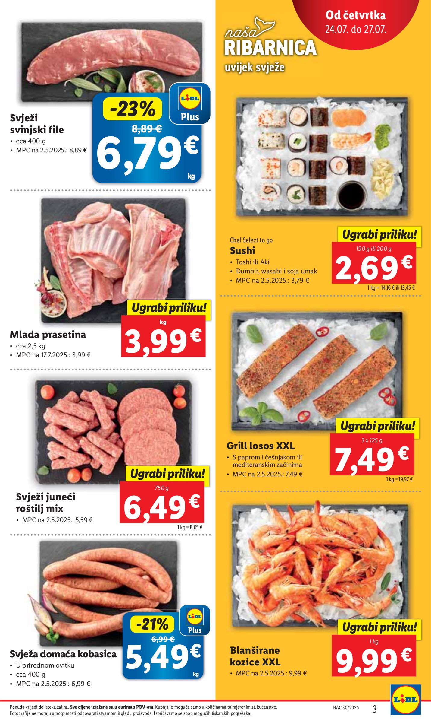 lidl - Prelistajte katalog Lidl, vrijedi od 24.07. do 27.07. - page: 3 lidl - Prelistajte katalog Lidl, vrijedi od 24.07. do 27.07. - page: 3