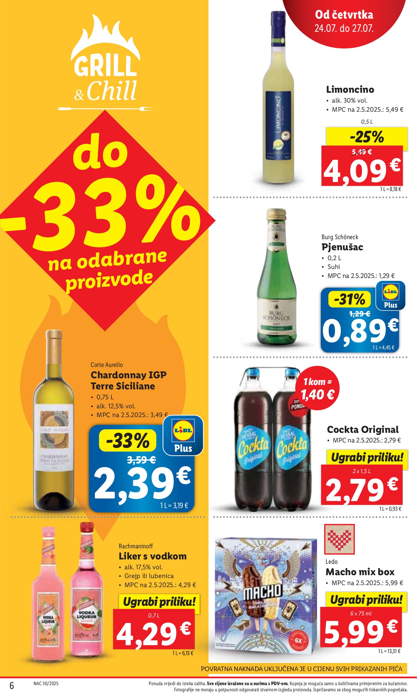 lidl - Prelistajte katalog Lidl, vrijedi od 24.07. do 27.07. - page: 6 lidl - Prelistajte katalog Lidl, vrijedi od 24.07. do 27.07. - page: 6
