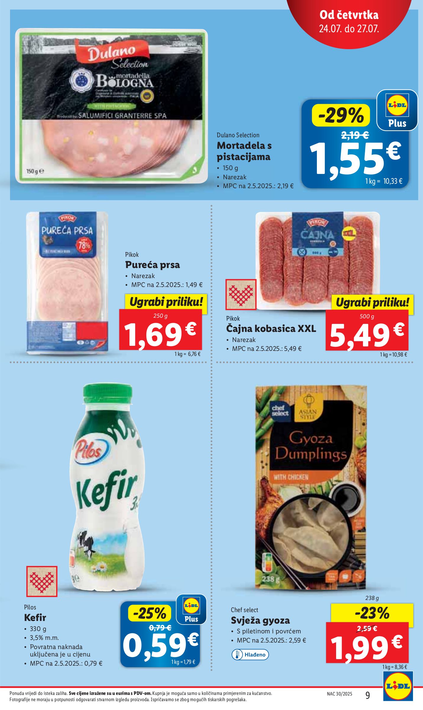 lidl - Prelistajte katalog Lidl, vrijedi od 24.07. do 27.07. - page: 9 lidl - Prelistajte katalog Lidl, vrijedi od 24.07. do 27.07. - page: 9