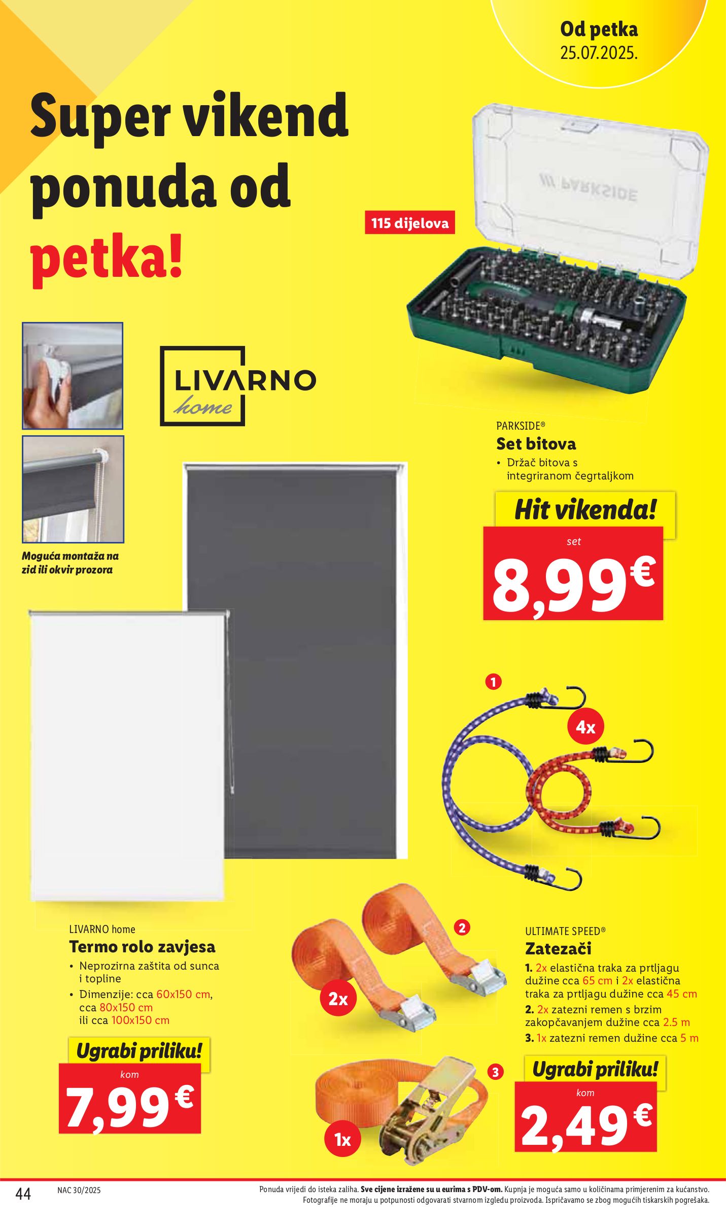 lidl - Prelistajte katalog Lidl, vrijedi od 24.07. do 27.07. - page: 44 lidl - Prelistajte katalog Lidl, vrijedi od 24.07. do 27.07. - page: 44