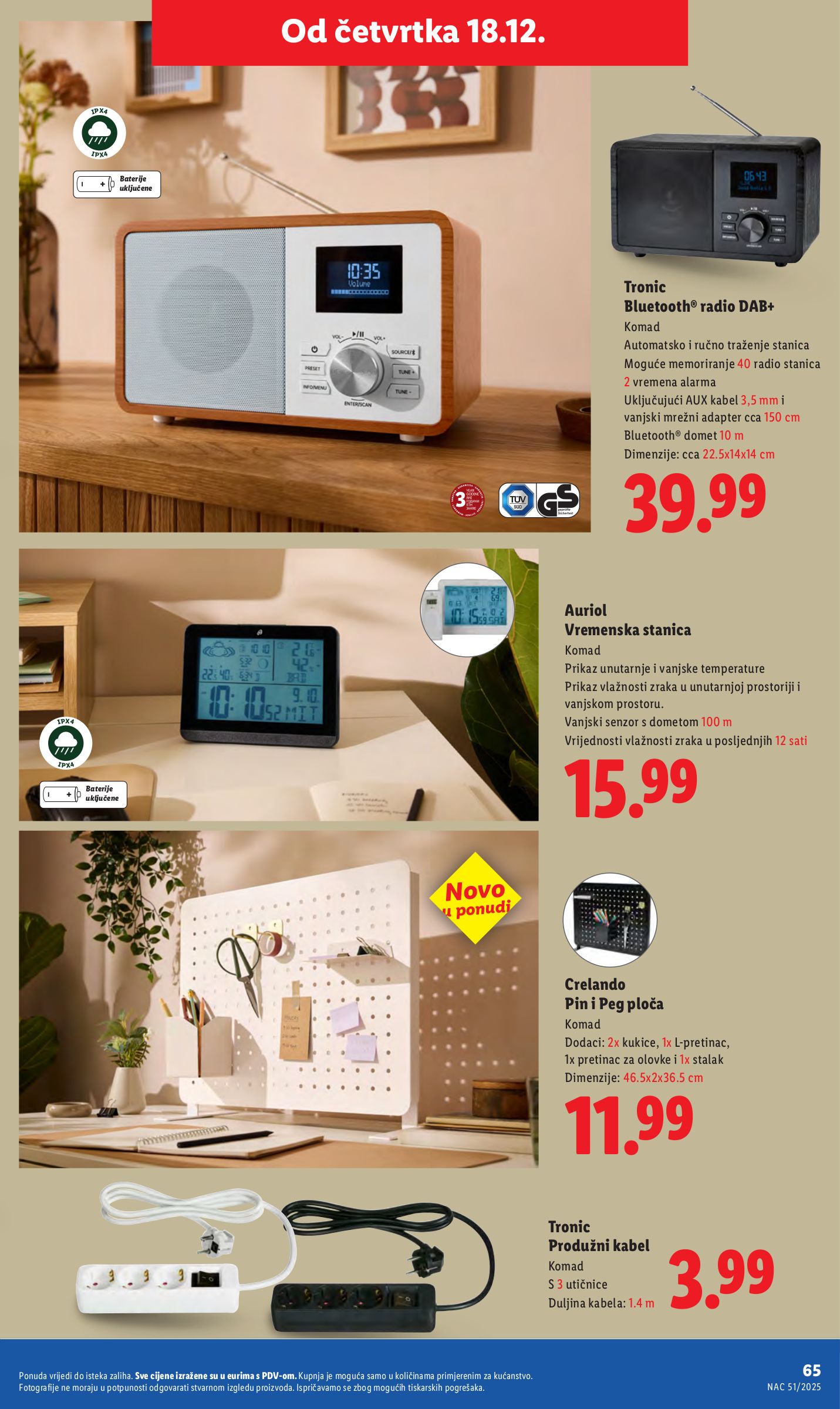 lidl - Prelistajte katalog Lidl, vrijedi od 15.12. do 24.12. - page: 65