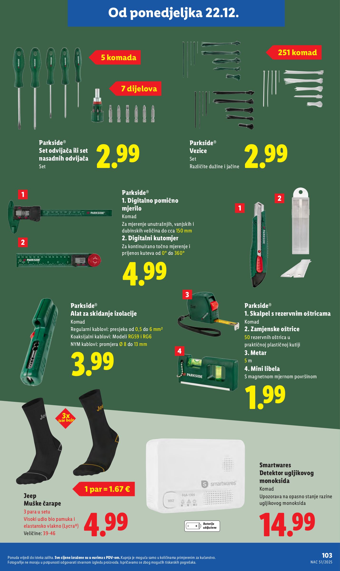 lidl - Prelistajte katalog Lidl, vrijedi od 15.12. do 24.12. - page: 103