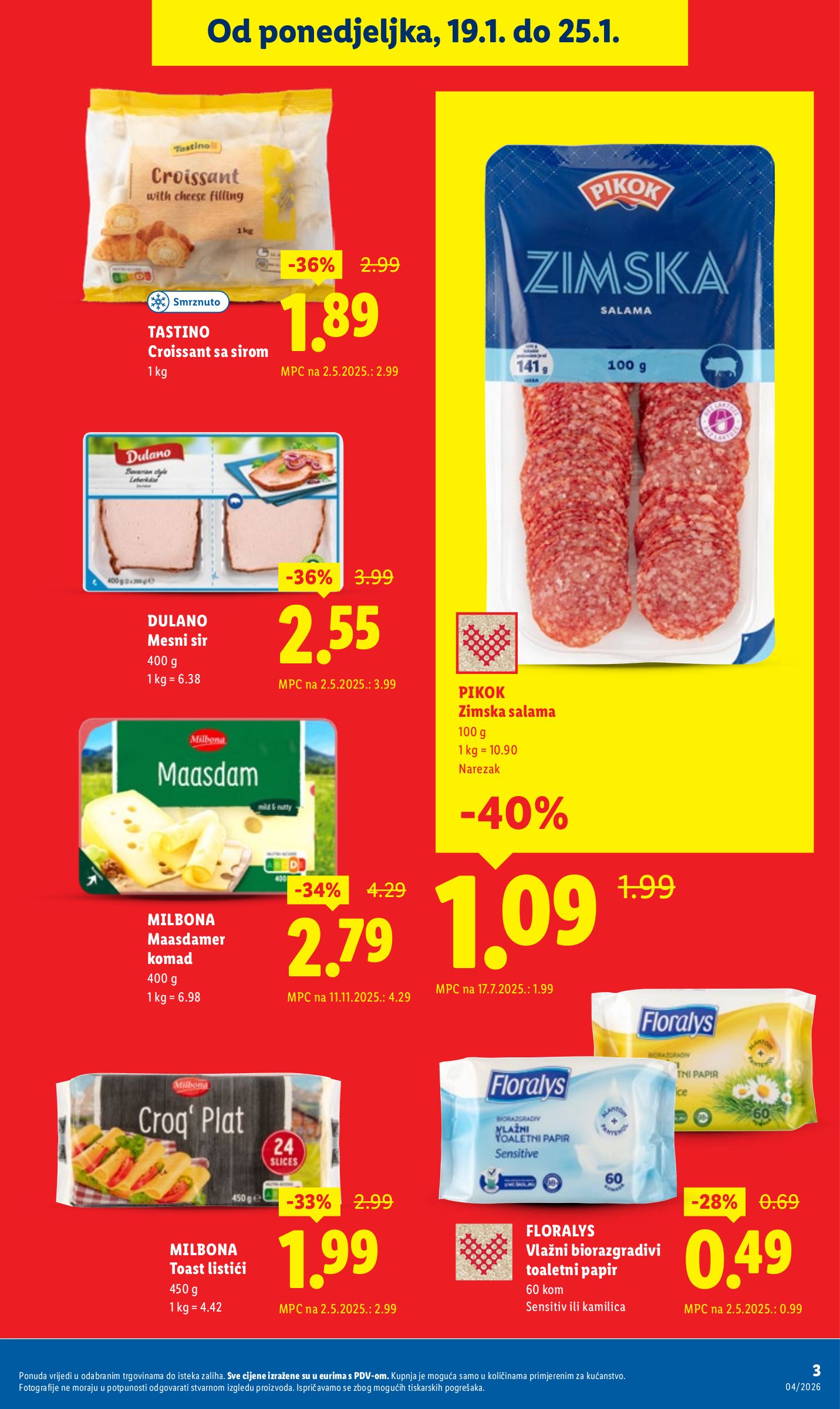 lidl - Prelistajte katalog Lidl - Super ponuda, vrijedi od 19.01. do 25.01. - page: 3