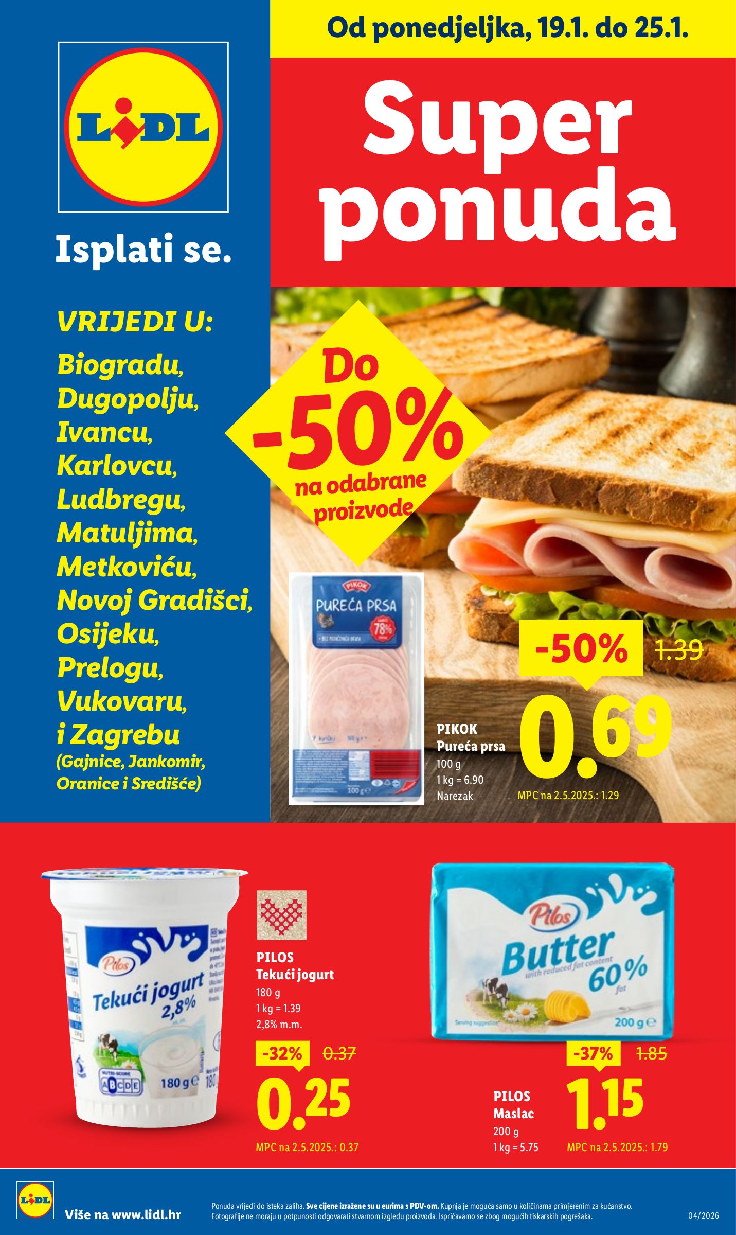 lidl - Prelistajte katalog Lidl - Super ponuda, vrijedi od 19.01. do 25.01.