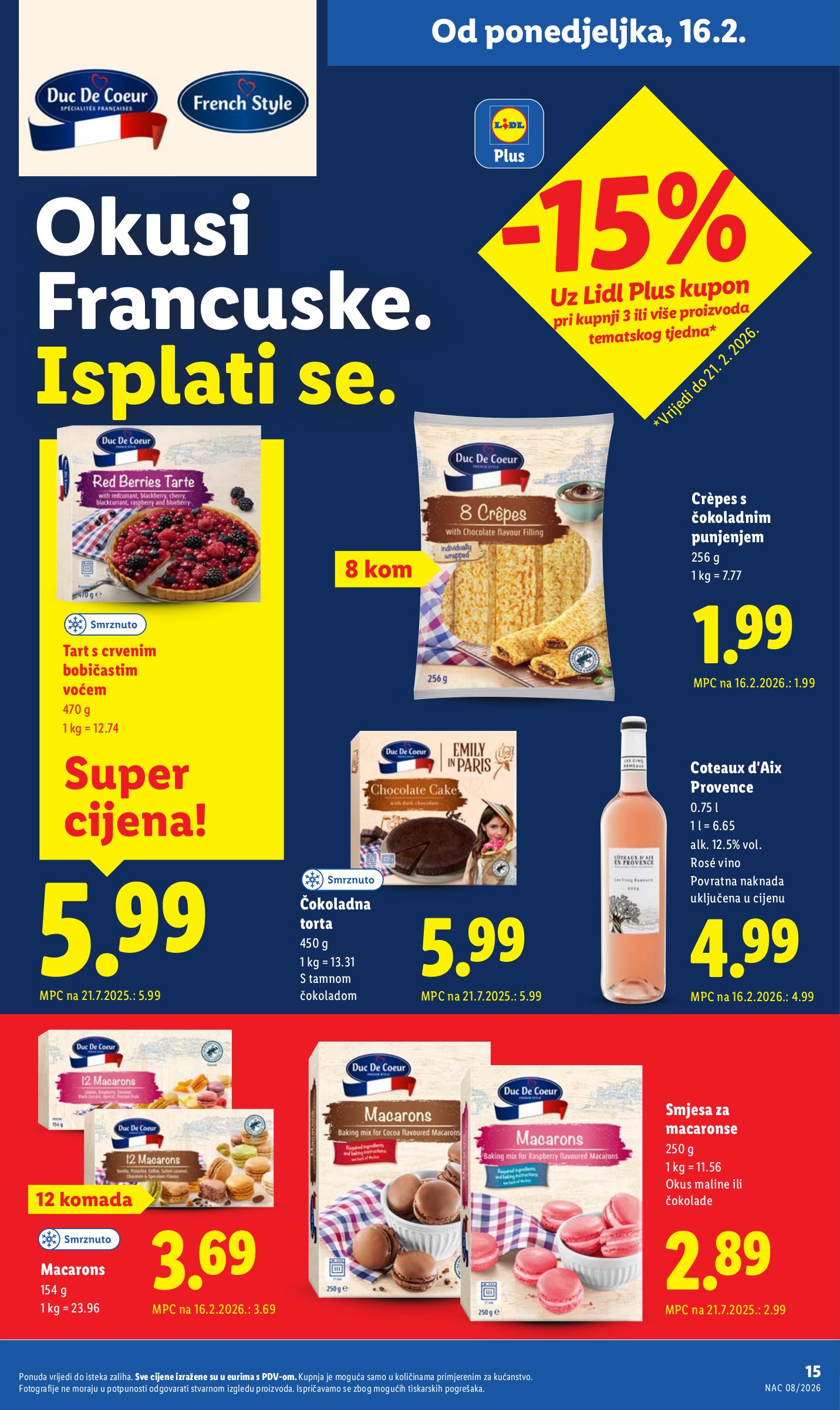 lidl - Prelistajte katalog Lidl, vrijedi od 16.02.2026 do 21.02.2026 - page: 15