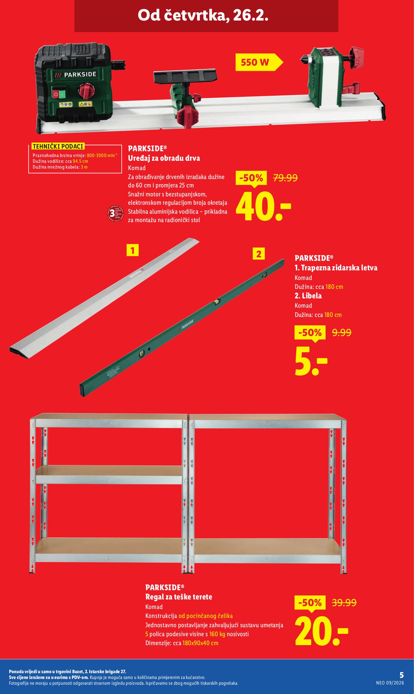 lidl - Prelistajte katalog Lidl - Posjeti novu trgovinu Buzet, vrijedi od 26.02.2026 do 28.02.2026 - page: 5