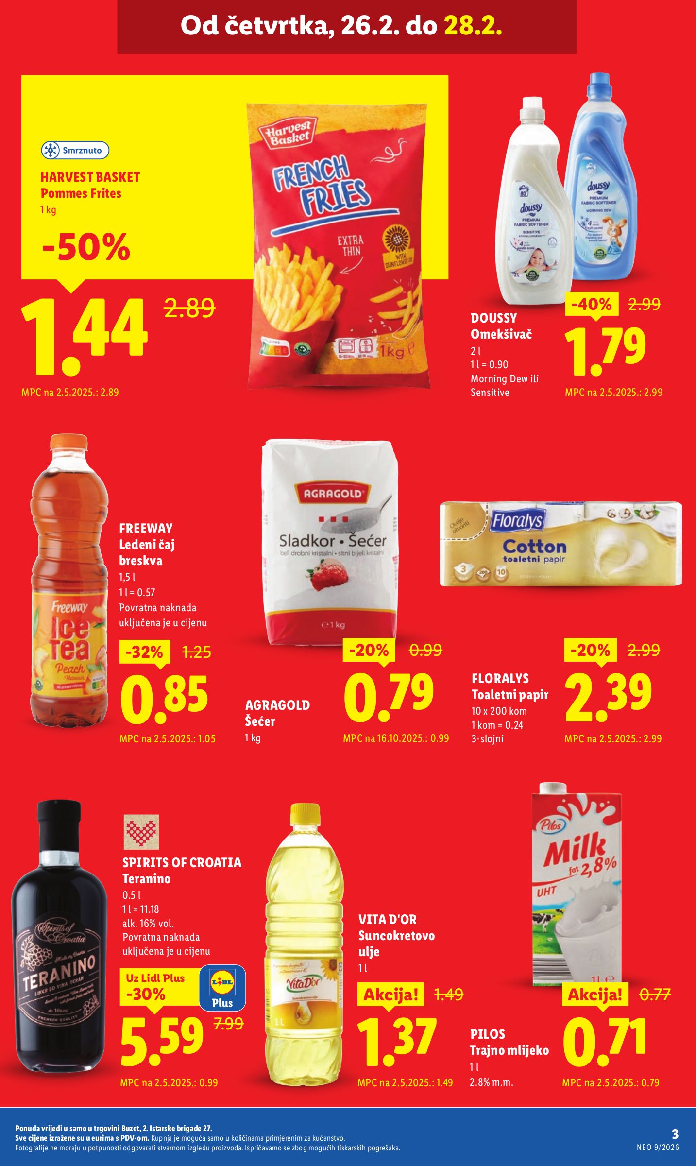 lidl - Prelistajte katalog Lidl - Posjeti novu trgovinu Buzet, vrijedi od 26.02.2026 do 28.02.2026 - page: 3