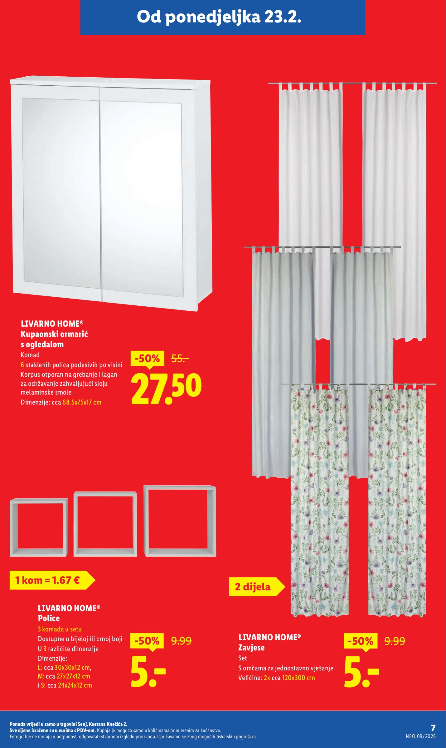 lidl - Prelistajte katalog Lidl - Posjeti novu trgovinu Senj, vrijedi od 23.02.2026 do 28.02.2026 - page: 7