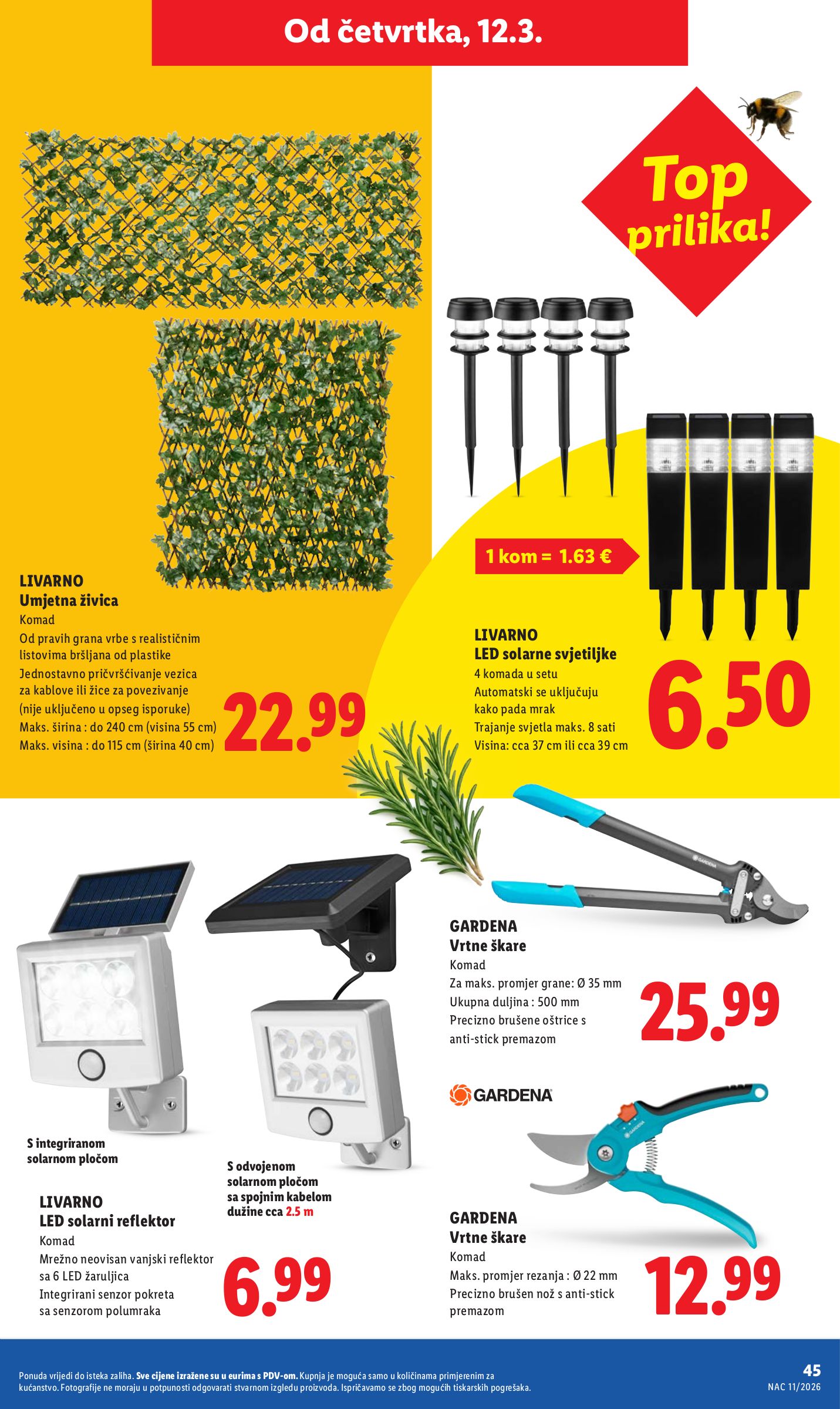 lidl - Prelistajte katalog Lidl, vrijedi od 09.03.2026 do 15.03.2026 - page: 45