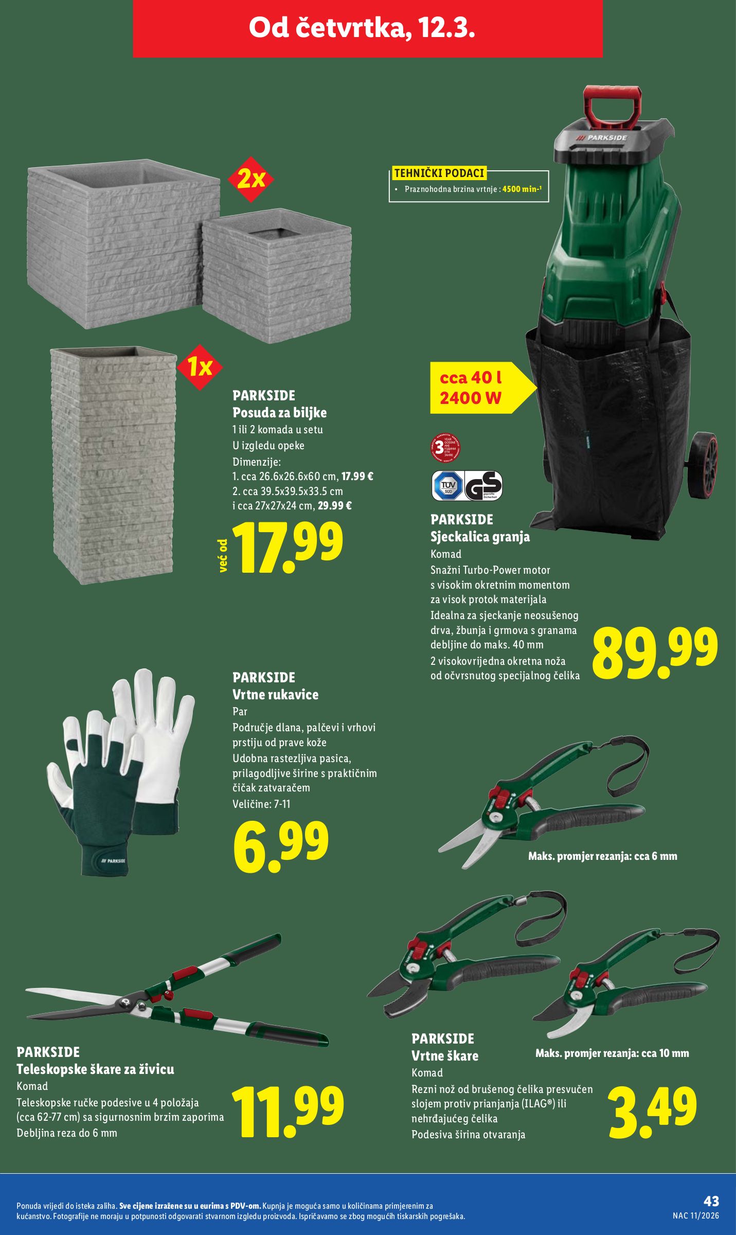 lidl - Prelistajte katalog Lidl, vrijedi od 09.03.2026 do 15.03.2026 - page: 43