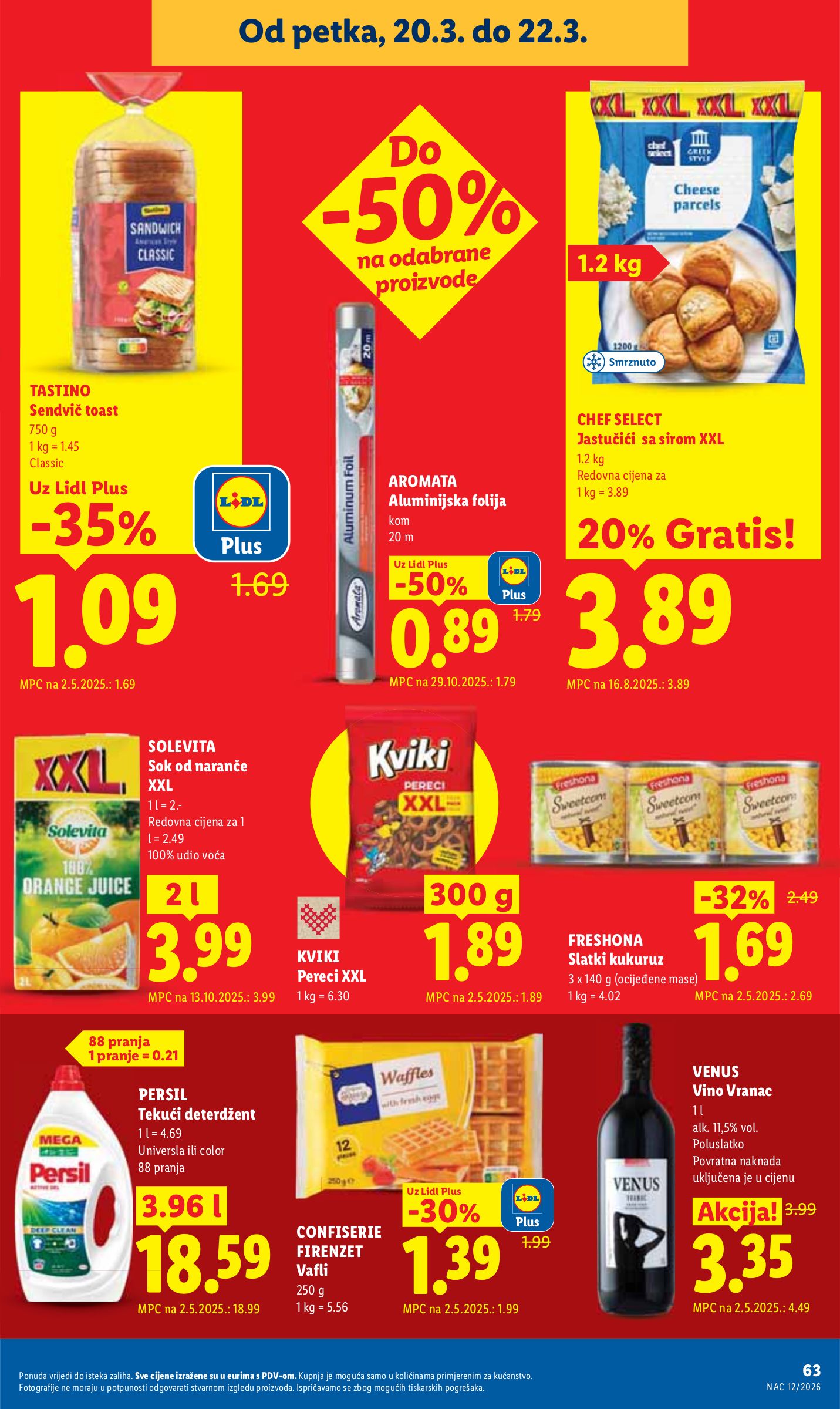 lidl - Prelistajte katalog Lidl, vrijedi od 16.03.2026 do 22.03.2026 - page: 63
