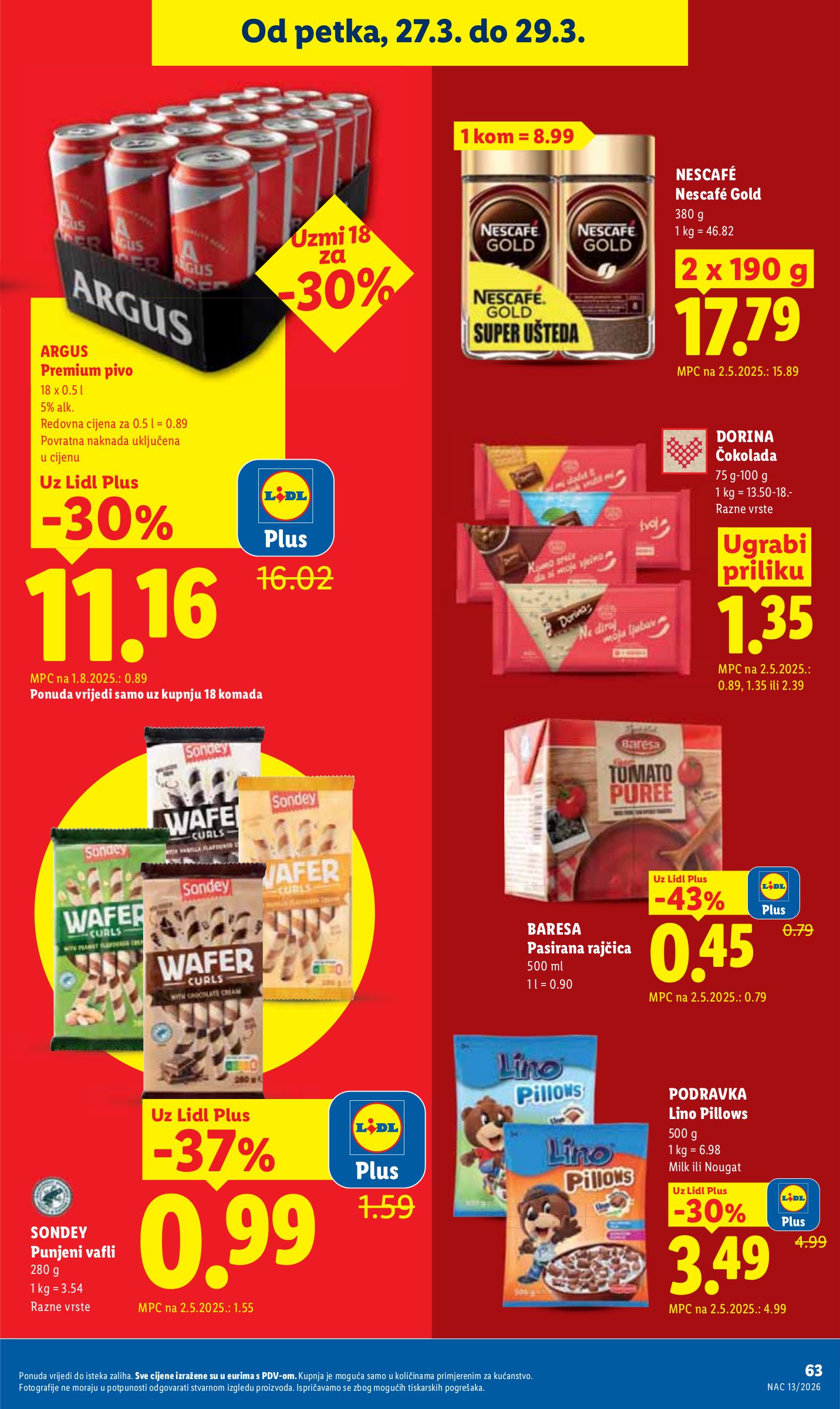 lidl - Prelistajte katalog Lidl, vrijedi od 23.03.2026 do 29.03.2026 - page: 63