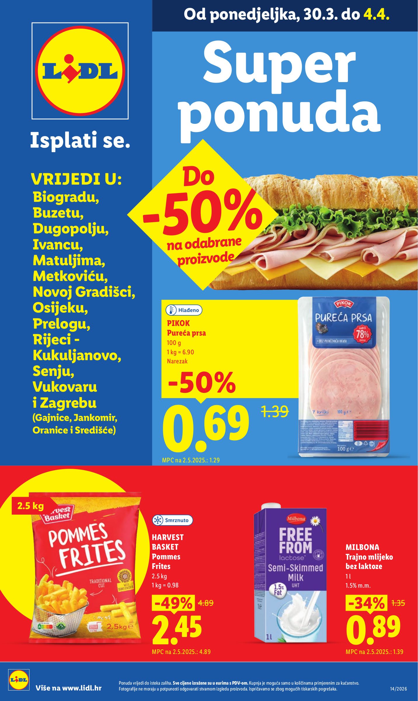 lidl - Prelistajte katalog Lidl - Super Ponuda, vrijedi od 30.03.2026 do 04.04.2026