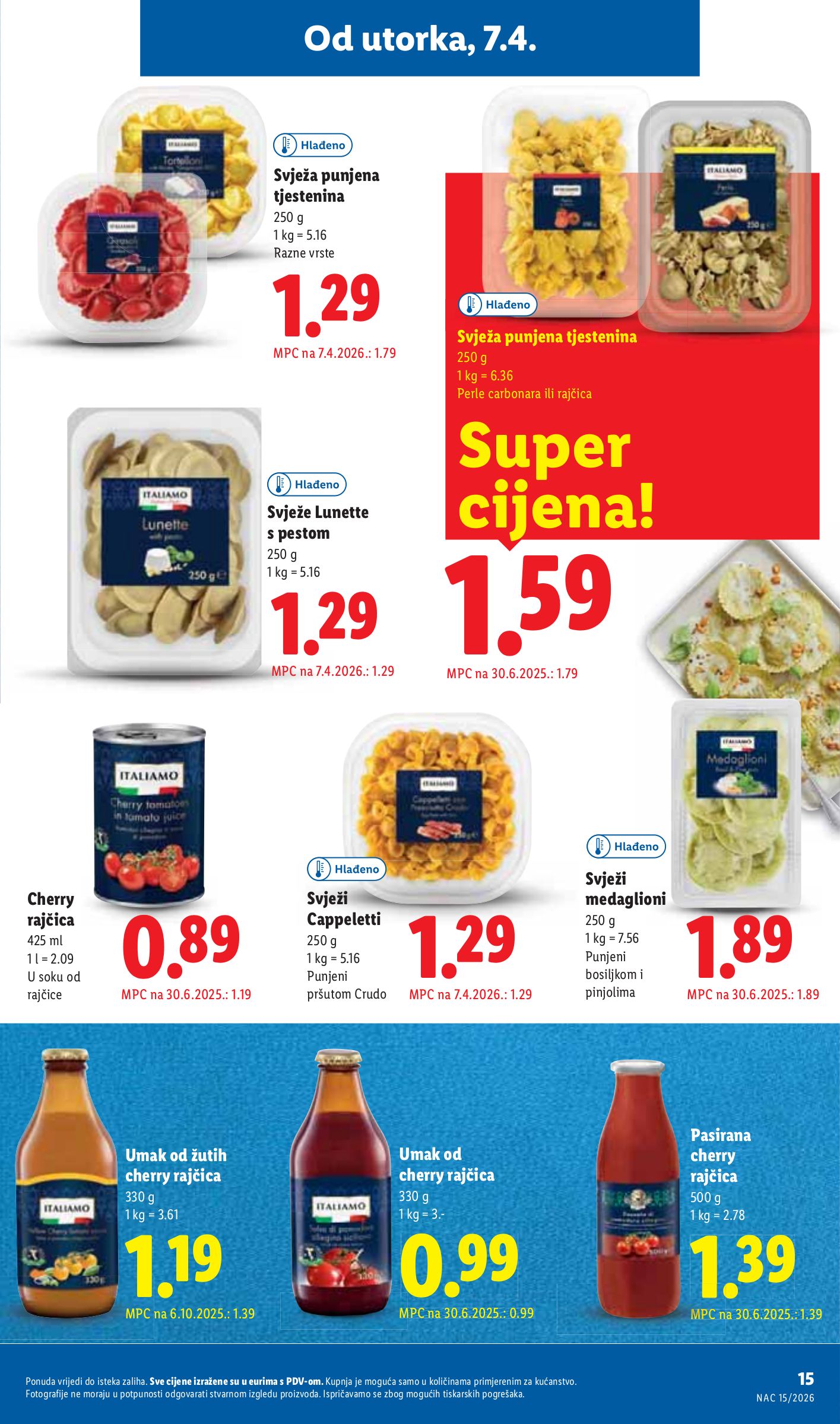 lidl - Prelistajte katalog Lidl, vrijedi od 07.04.2026 do 12.04.2026 - page: 15