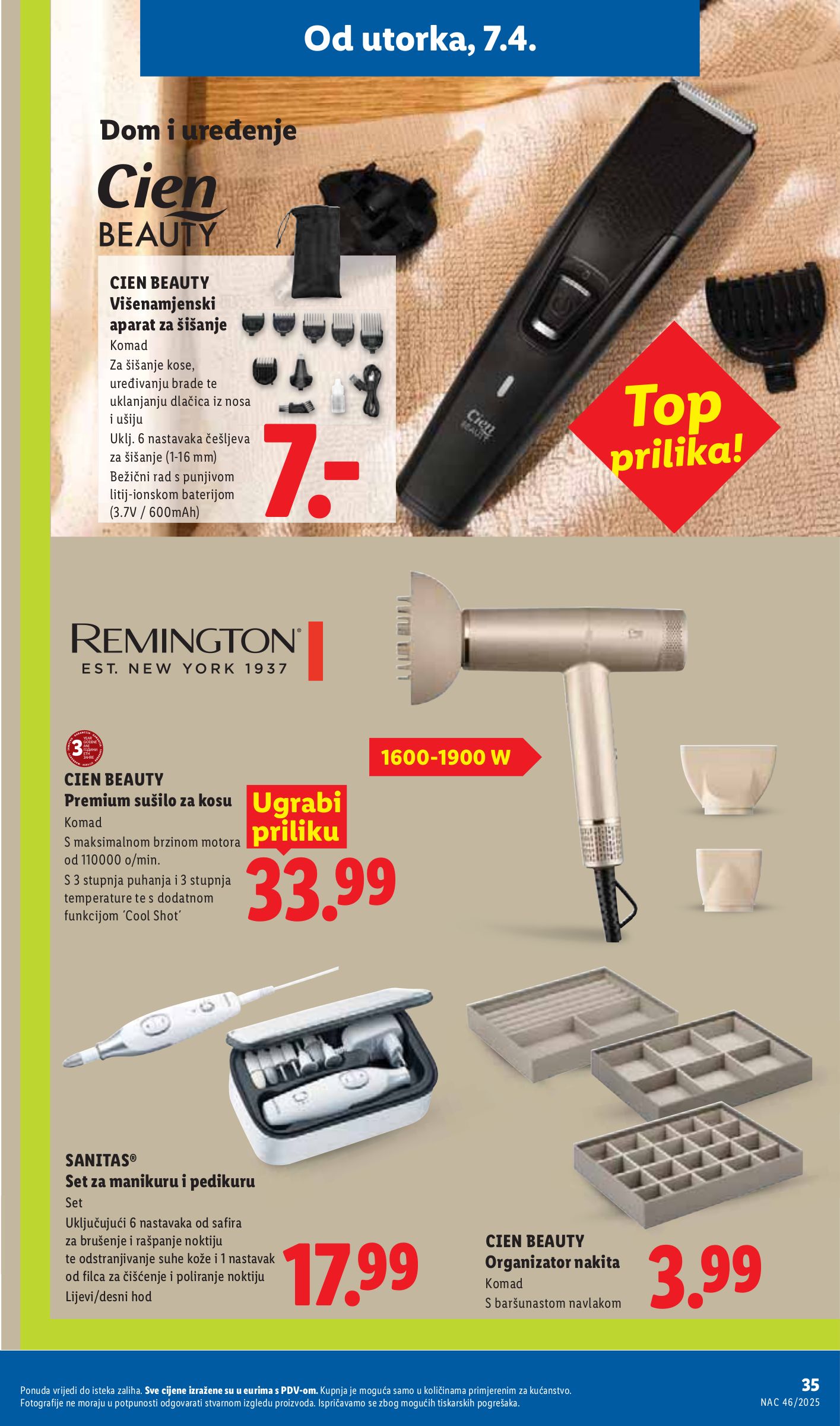 lidl - Prelistajte katalog Lidl, vrijedi od 07.04.2026 do 12.04.2026 - page: 35