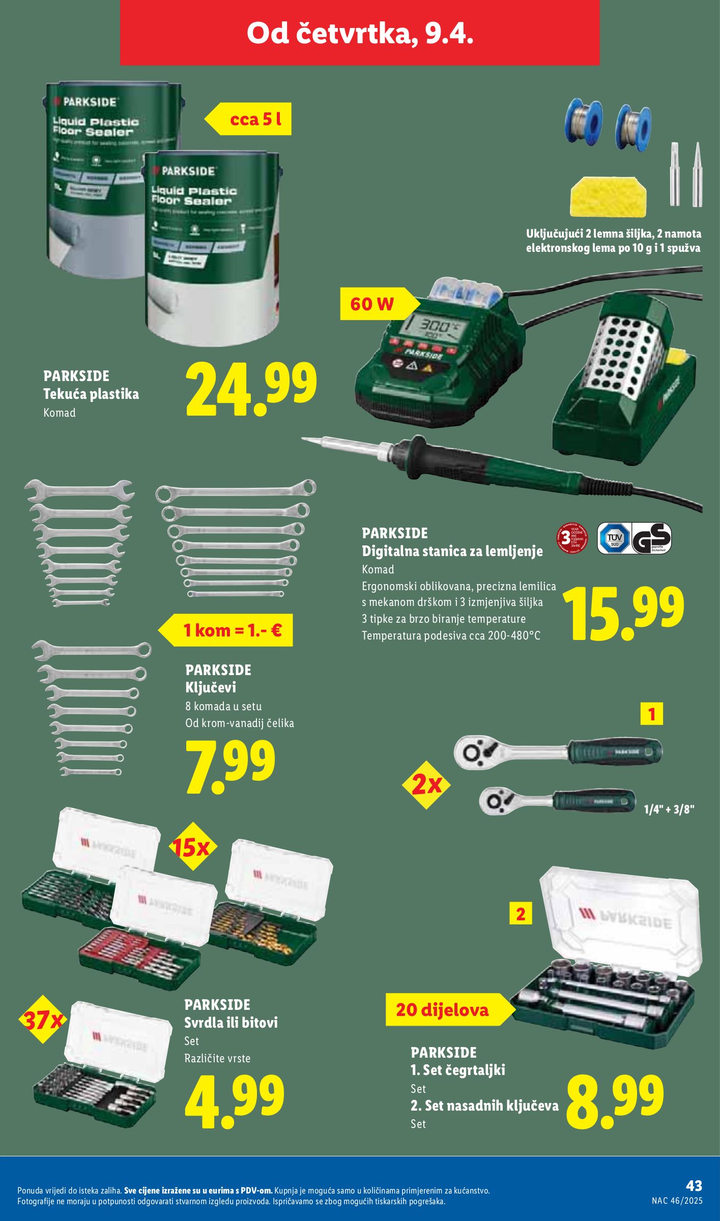 lidl - Prelistajte katalog Lidl, vrijedi od 07.04.2026 do 12.04.2026 - page: 43