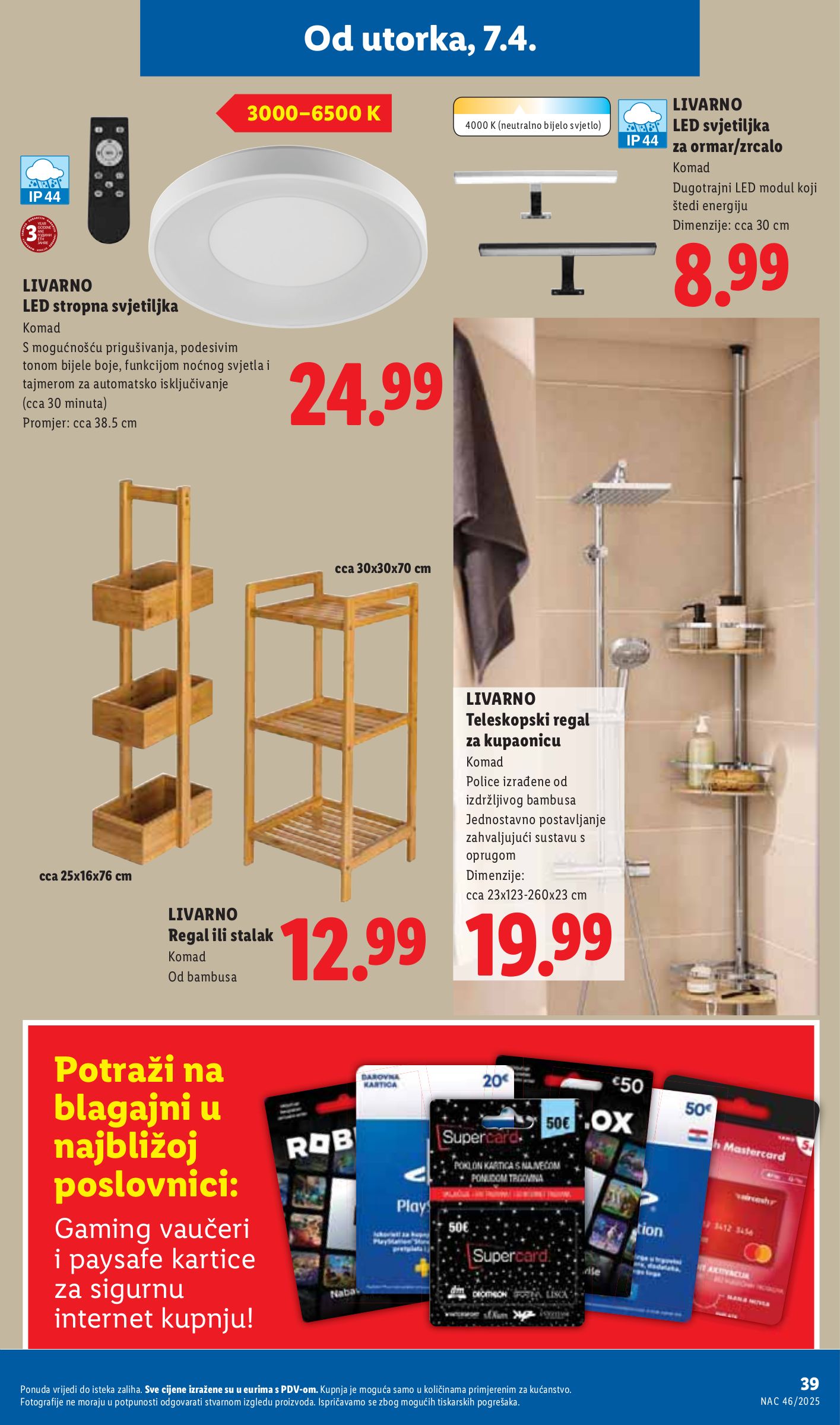 lidl - Prelistajte katalog Lidl, vrijedi od 07.04.2026 do 12.04.2026 - page: 39