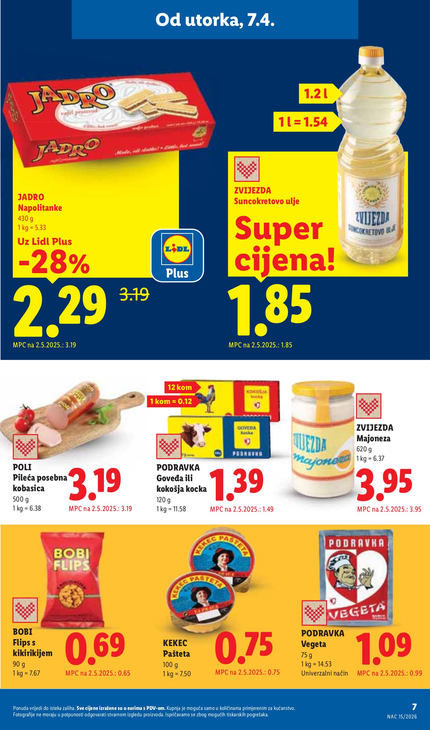 lidl - Prelistajte katalog Lidl, vrijedi od 07.04.2026 do 12.04.2026 - page: 7