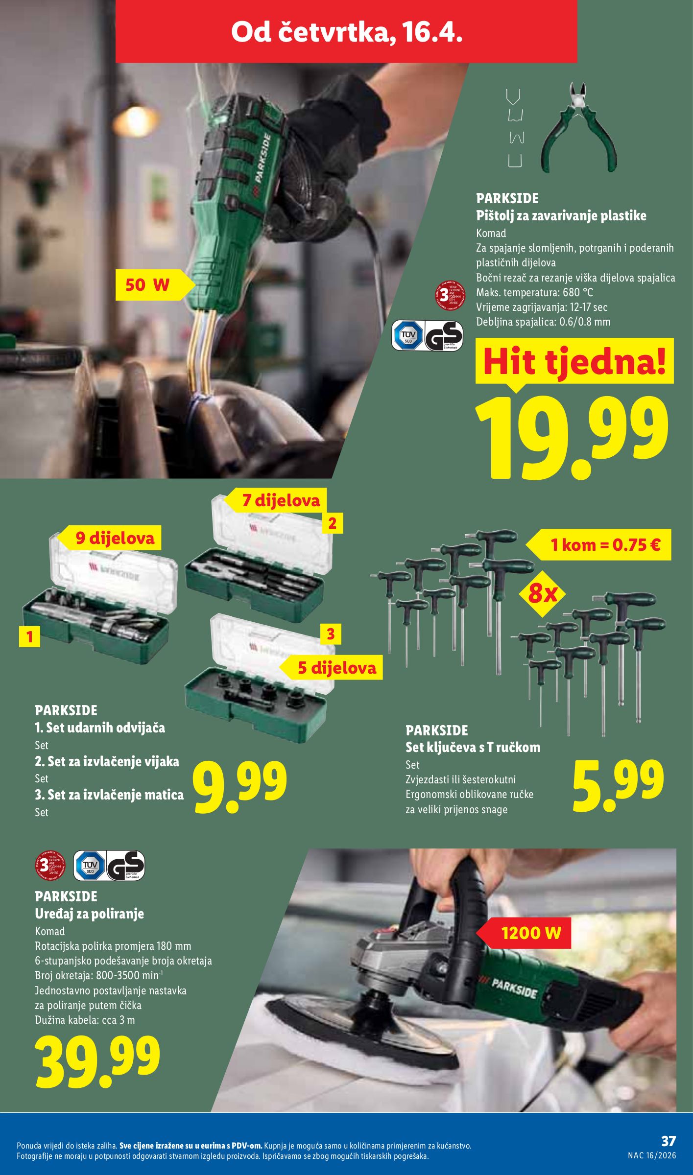 lidl - Lidl letak za sljedeći tjedan od ponedjeljka 13.04.2026 do nedjelje 19.04.2026 - page: 37