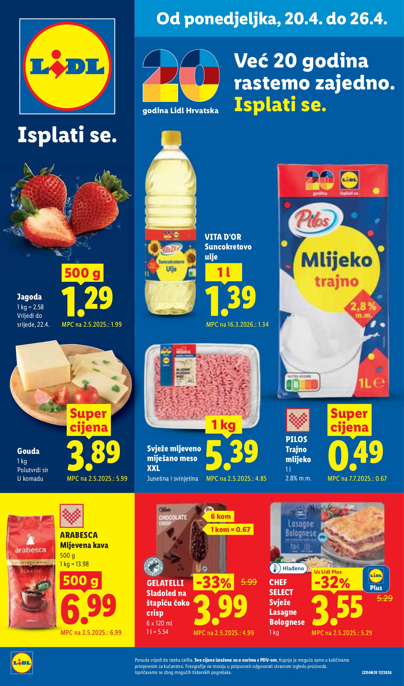 lidl - Lidl letak za sljedeći tjedan od ponedjeljka 20.04.2026 do nedjelje 26.04.2026
