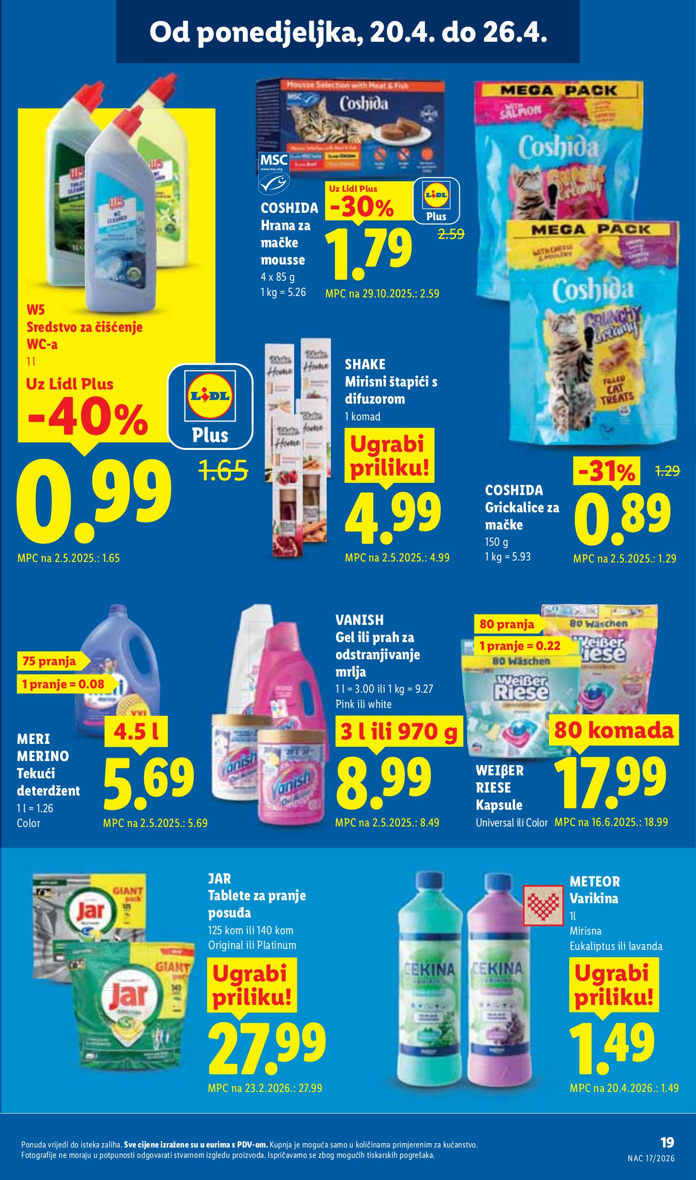 lidl - Lidl letak za sljedeći tjedan od ponedjeljka 20.04.2026 do nedjelje 26.04.2026 - page: 19