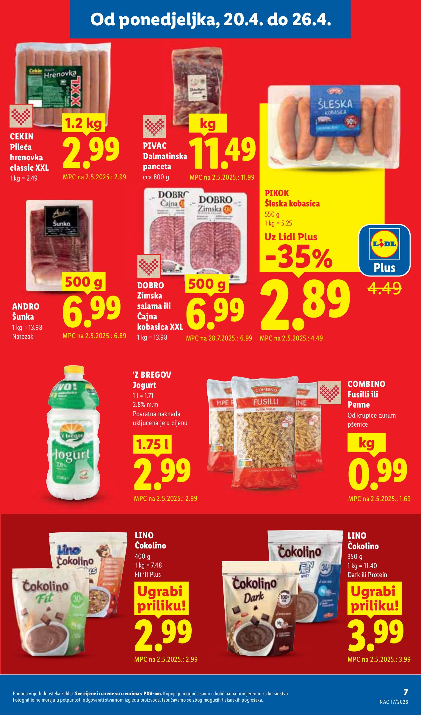 lidl - Lidl letak za sljedeći tjedan od ponedjeljka 20.04.2026 do nedjelje 26.04.2026 - page: 7