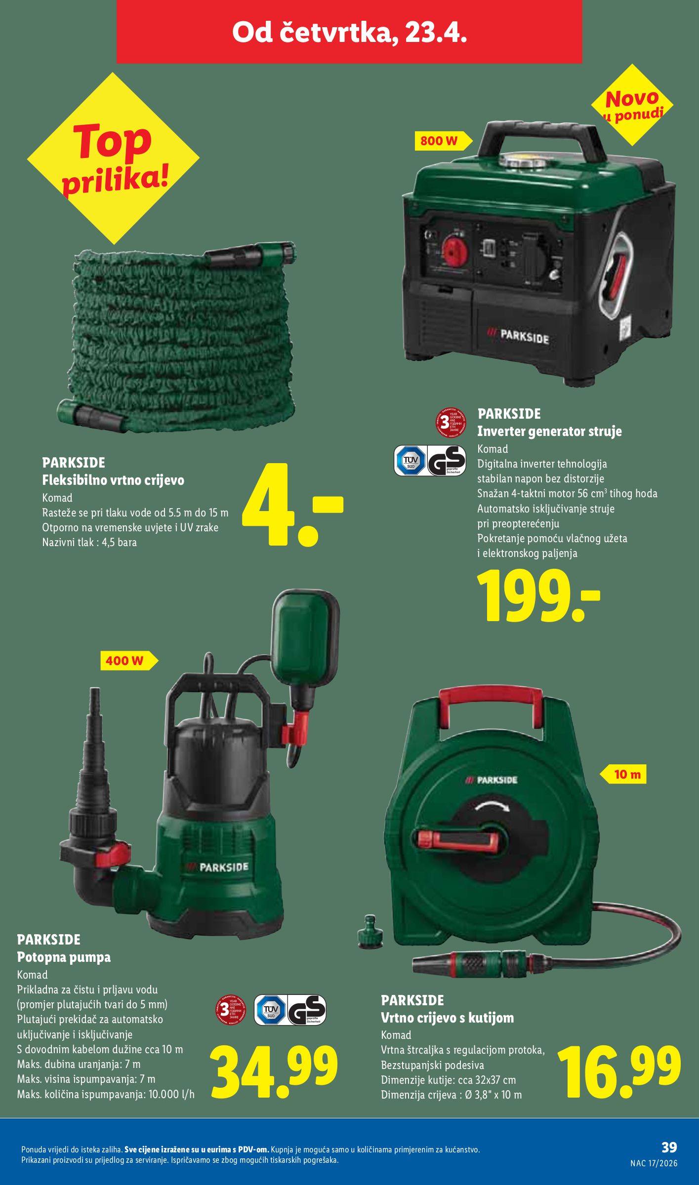 lidl - Lidl letak za sljedeći tjedan od ponedjeljka 20.04.2026 do nedjelje 26.04.2026 - page: 39