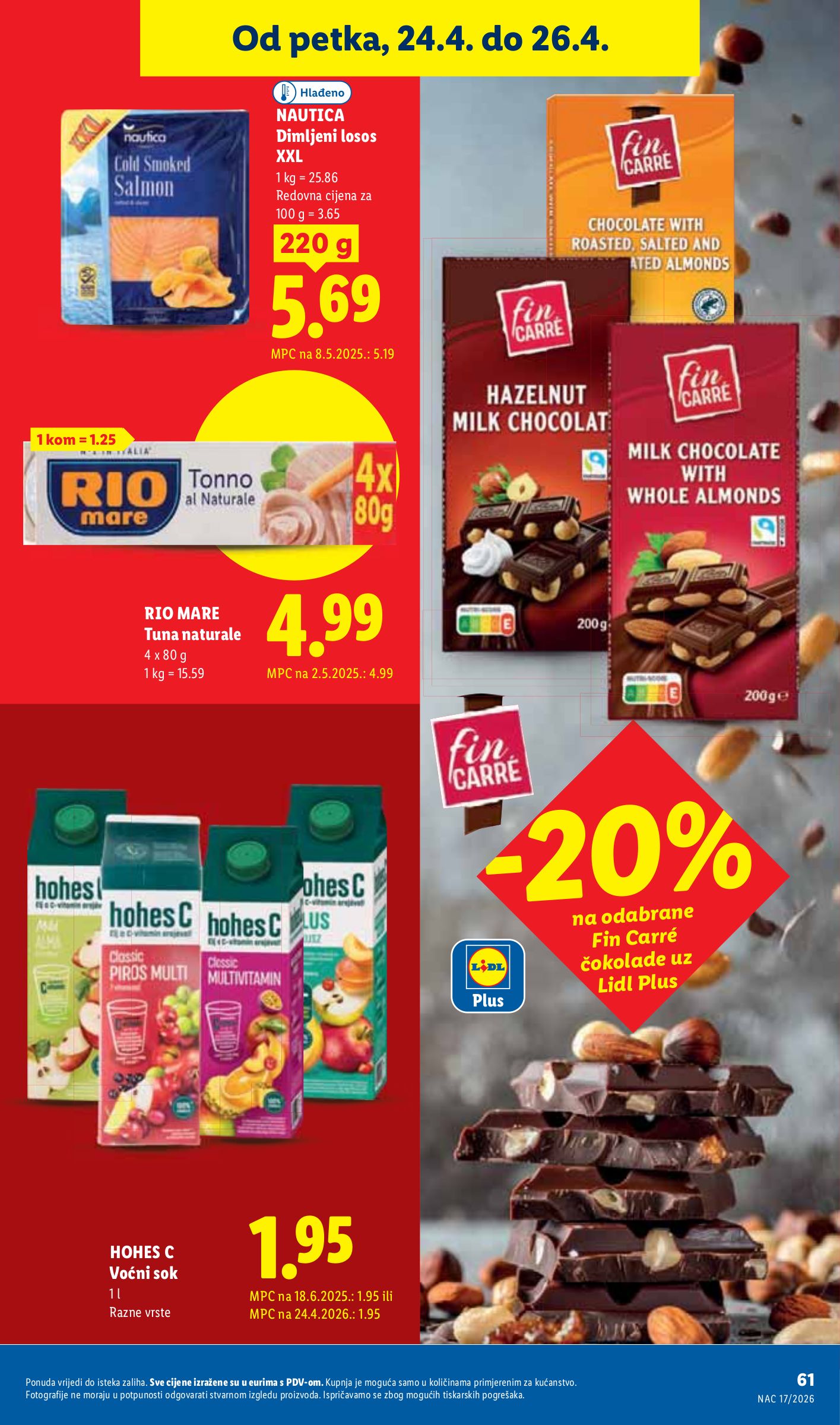 lidl - Lidl letak za sljedeći tjedan od ponedjeljka 20.04.2026 do nedjelje 26.04.2026 - page: 61