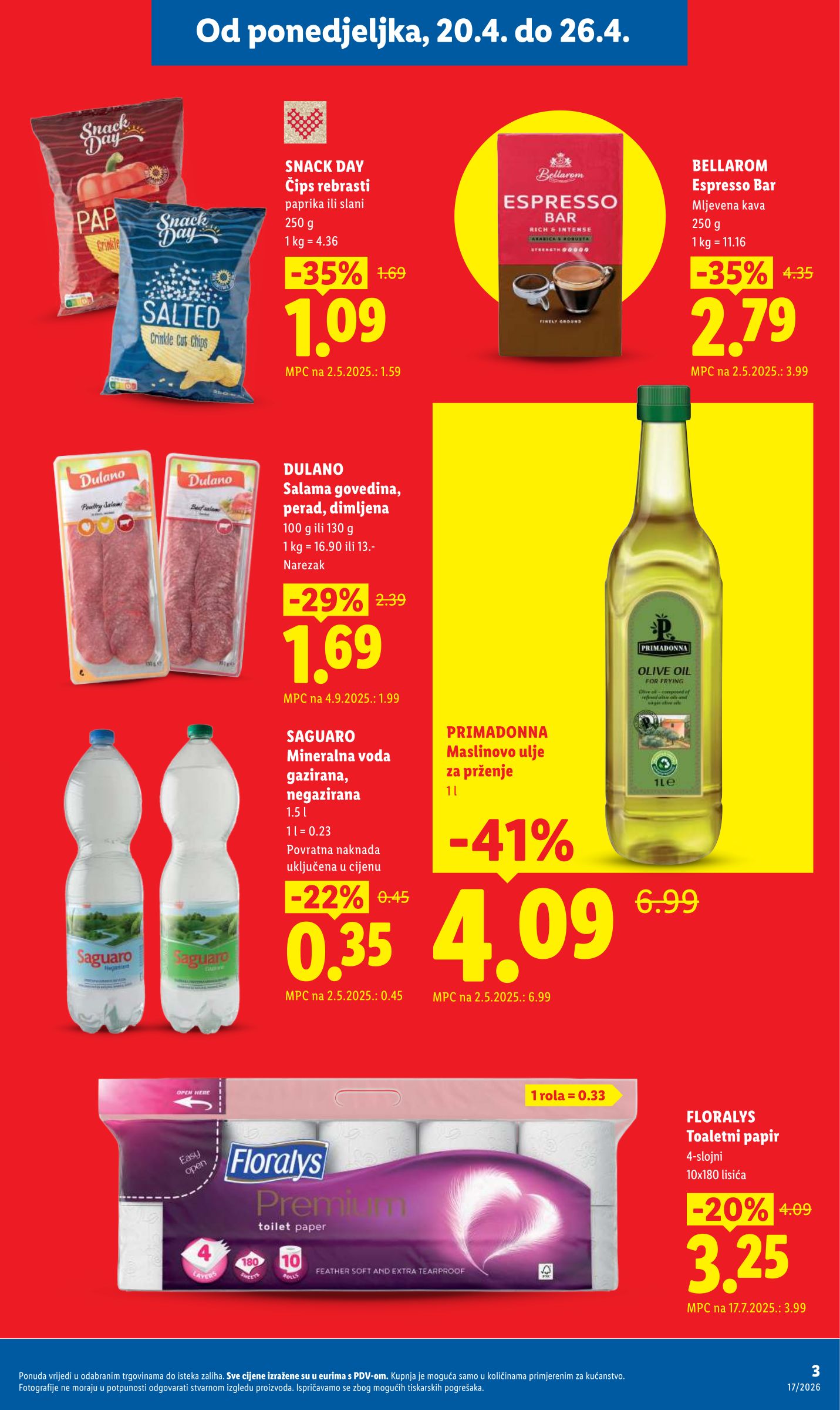 lidl - Aktualni Lidl - Super Ponuda katalog vrijedi od ponedjeljka 20.04.2026 do nedjelje 26.04.2026 - page: 3