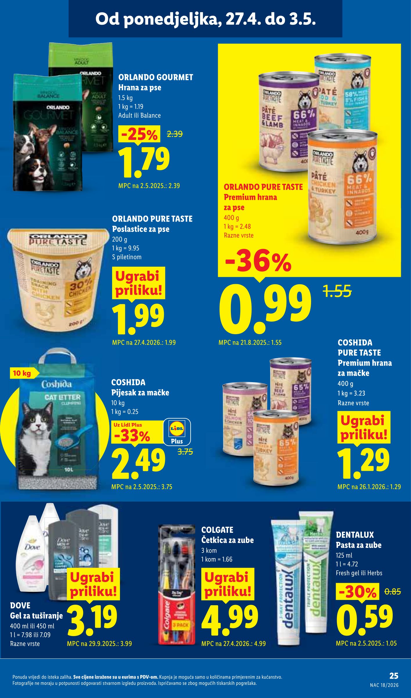 lidl - Lidl letak za sljedeći tjedan od ponedjeljka 27.04.2026 do nedjelje 03.05.2026 - page: 25