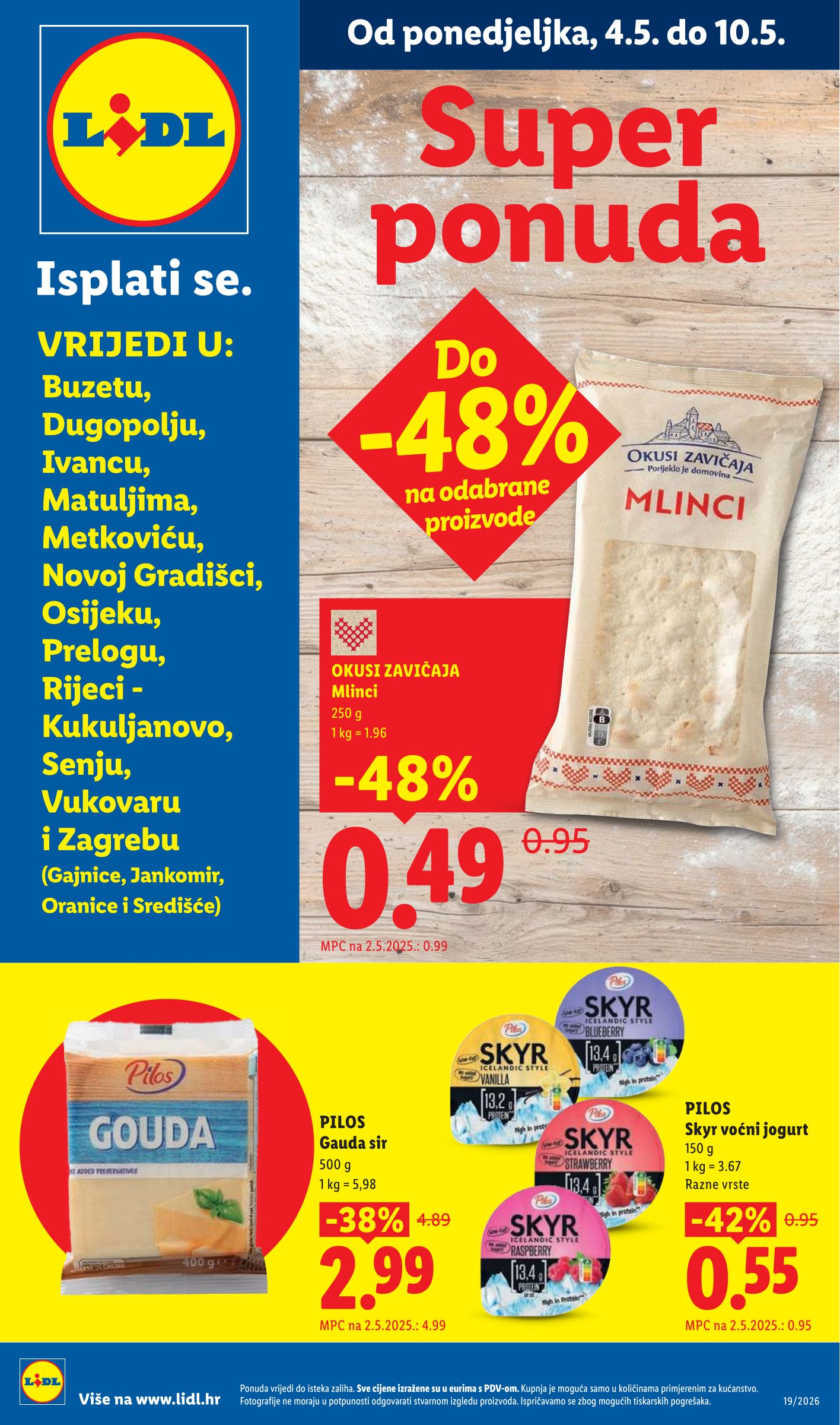 lidl - Aktualni Lidl - Super Ponuda katalog vrijedi od ponedjeljka 04.05.2026 do nedjelje 10.05.2026 - page: 1