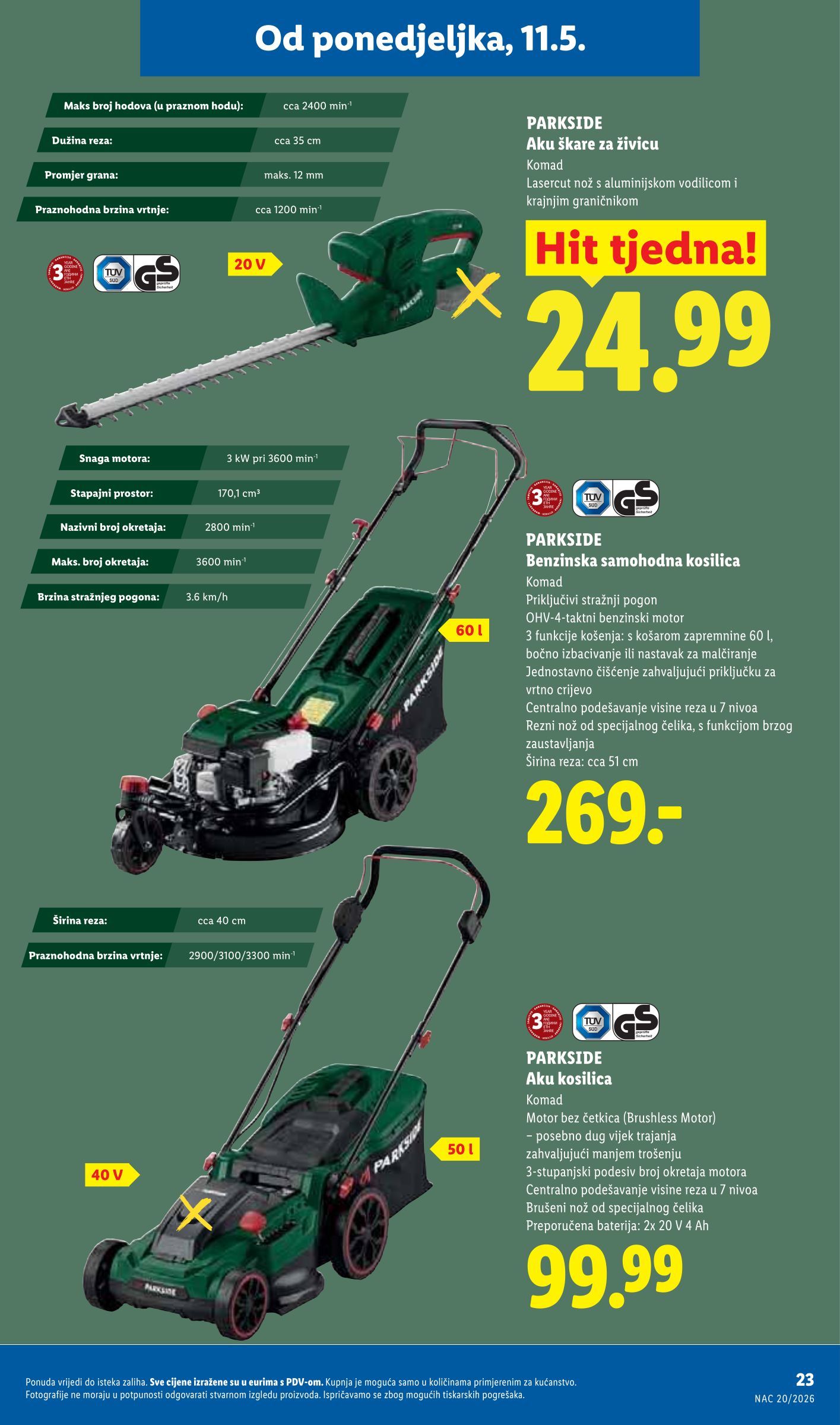 lidl - Lidl letak za sljedeći tjedan od ponedjeljka 11.05.2026 do nedjelje 17.05.2026 - page: 23