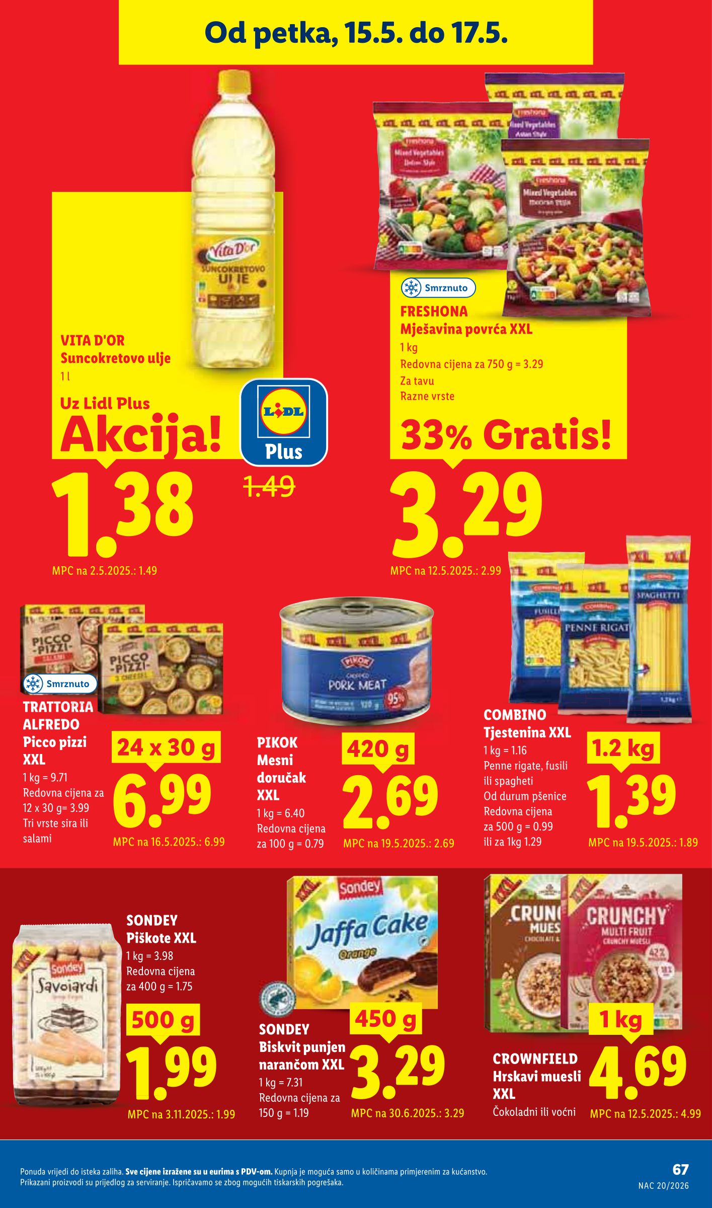 lidl - Lidl letak za sljedeći tjedan od ponedjeljka 11.05.2026 do nedjelje 17.05.2026 - page: 67