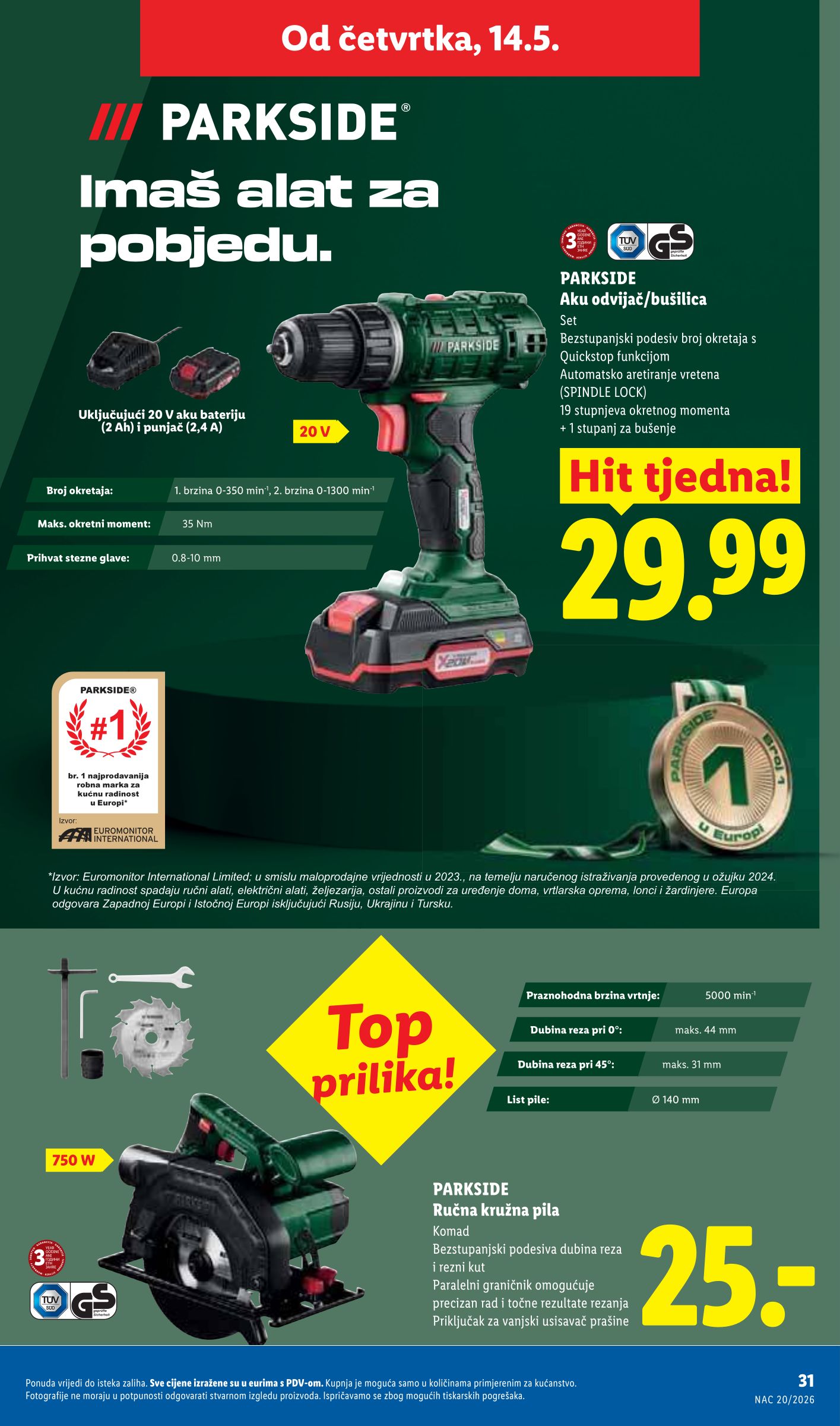 lidl - Lidl letak za sljedeći tjedan od ponedjeljka 11.05.2026 do nedjelje 17.05.2026 - page: 31
