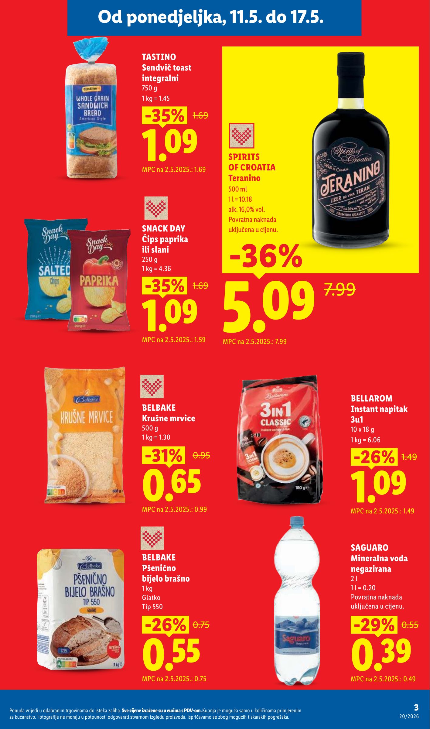 lidl - Aktualni Lidl - Super Ponuda katalog vrijedi od ponedjeljka 11.05.2026 do nedjelje 17.05.2026 - page: 3