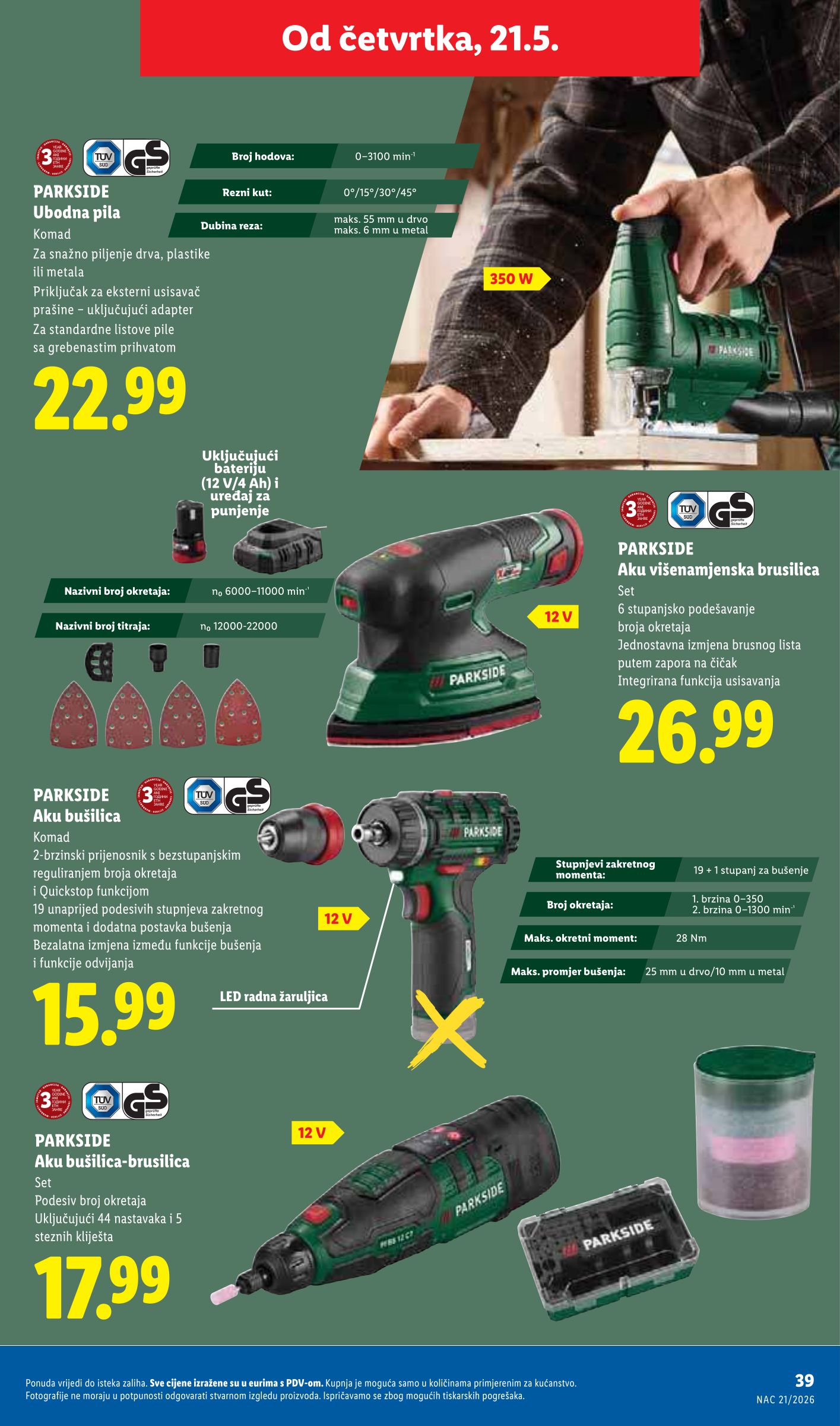 lidl - Lidl letak za sljedeći tjedan od ponedjeljka 18.05.2026 do nedjelje 24.05.2026 - page: 39