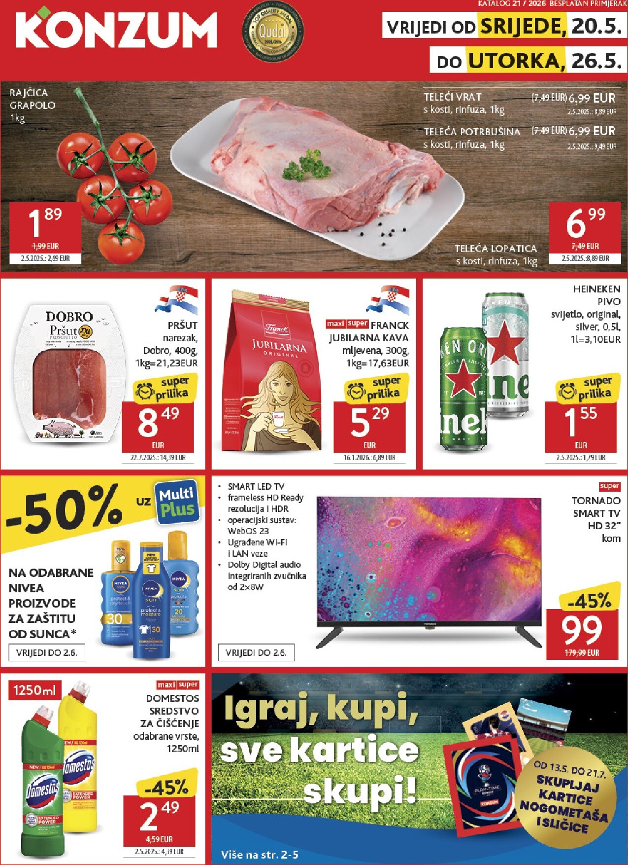 konzum - Novi Konzum katalog od srijede, 20.05.2026 do utorka, 26.05.2026