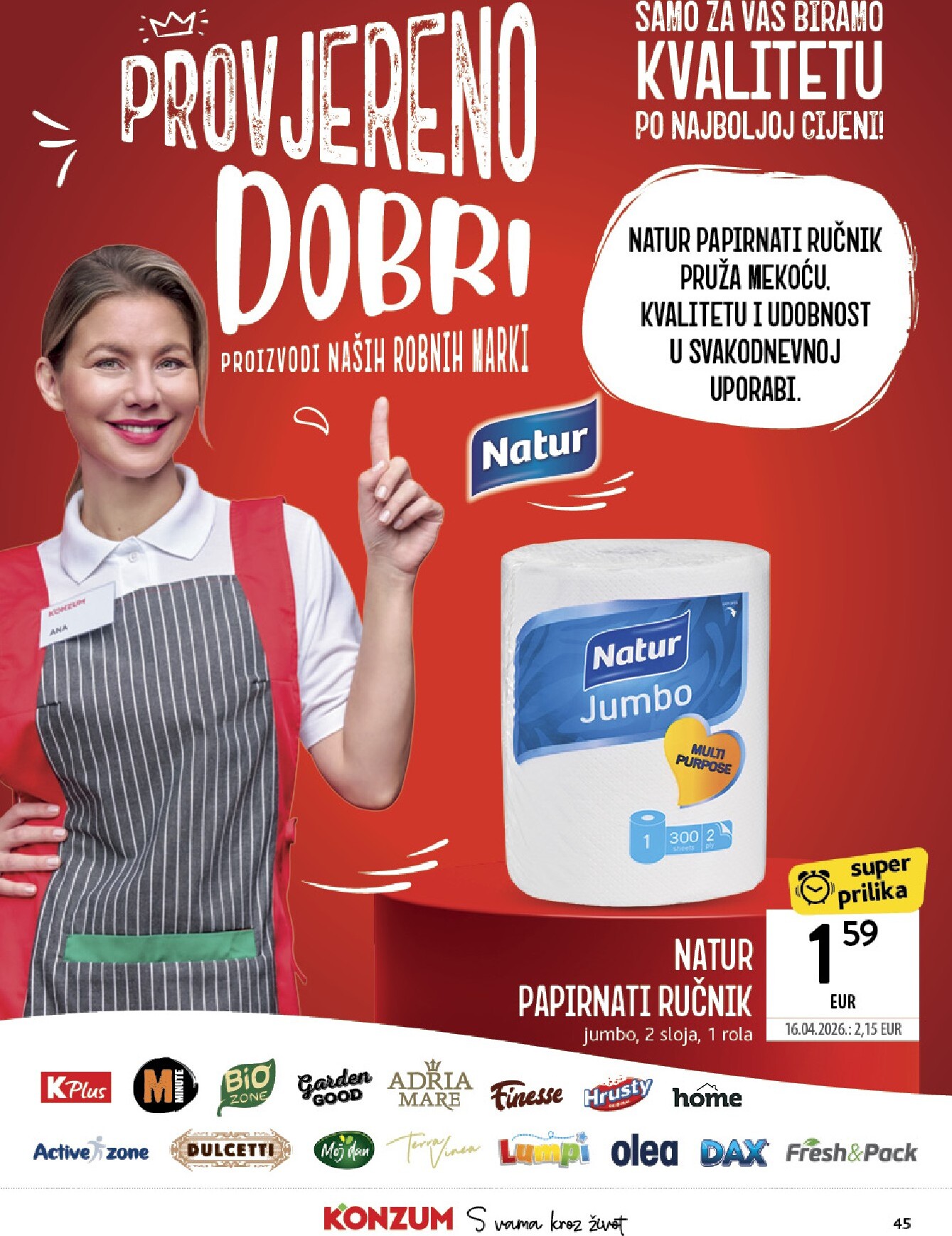 konzum - Novi Konzum - Katalog 27. 5. - 2. 6. katalog od srijede, 27.05.2026 do utorka, 02.06.2026 - page: 45
